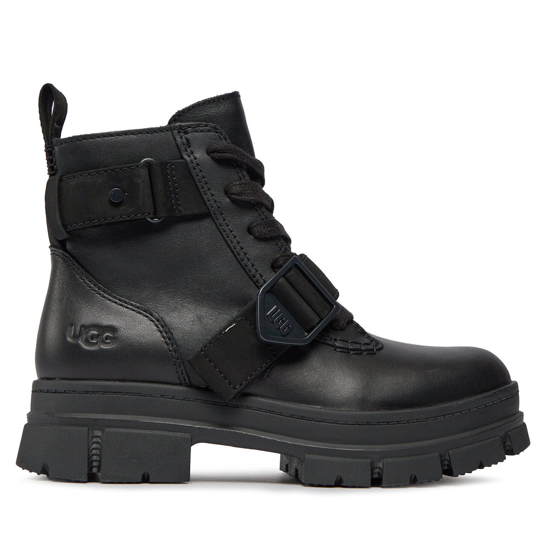 Ugg Боти W Ashton Lace Up 1130518 Черен - Pepit.bg