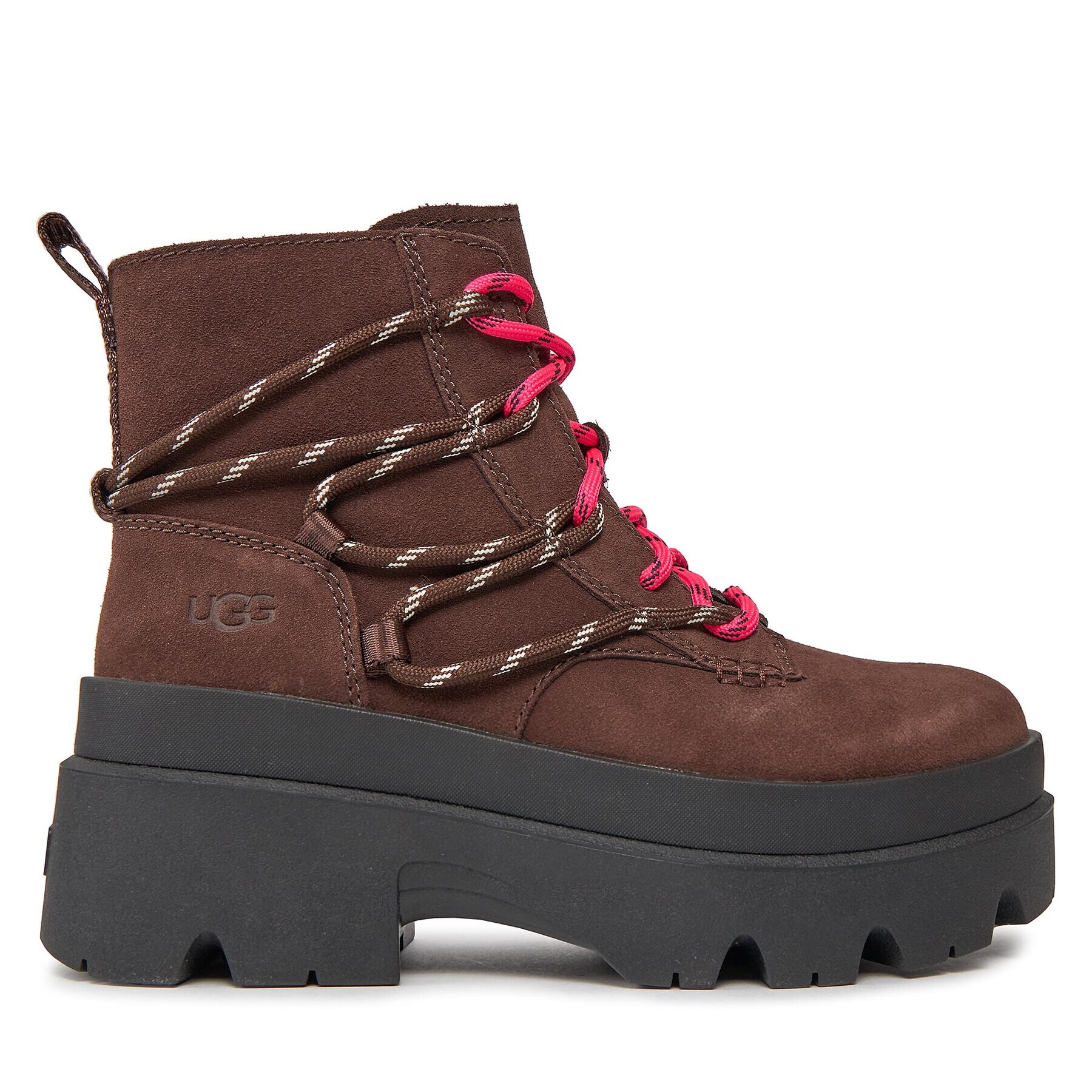 Ugg Туристически oбувки W Brisbane Lace Up 1143841 Кафяв - Pepit.bg