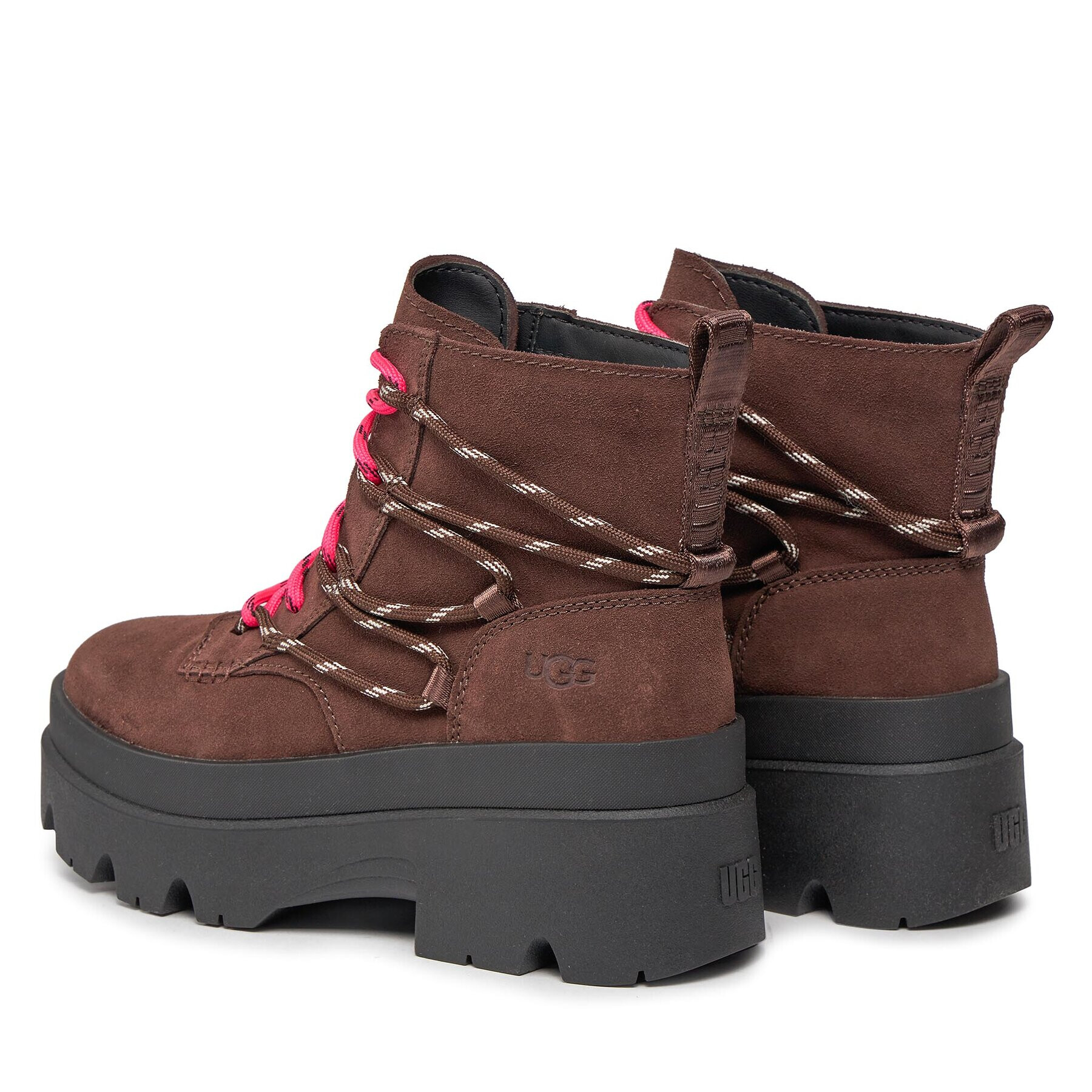 Ugg Туристически oбувки W Brisbane Lace Up 1143841 Кафяв - Pepit.bg
