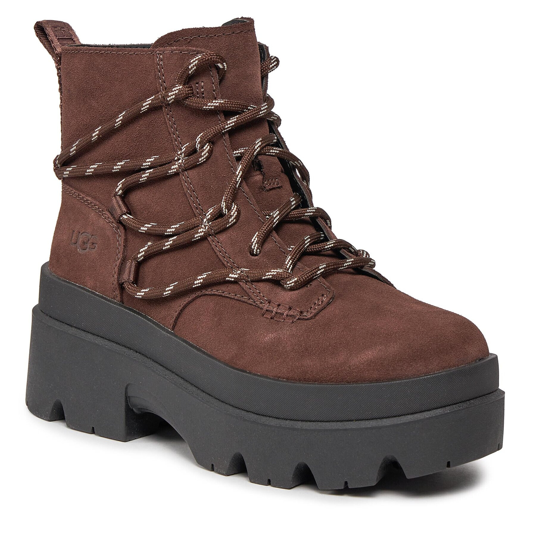Ugg Туристически oбувки W Brisbane Lace Up 1143841 Кафяв - Pepit.bg