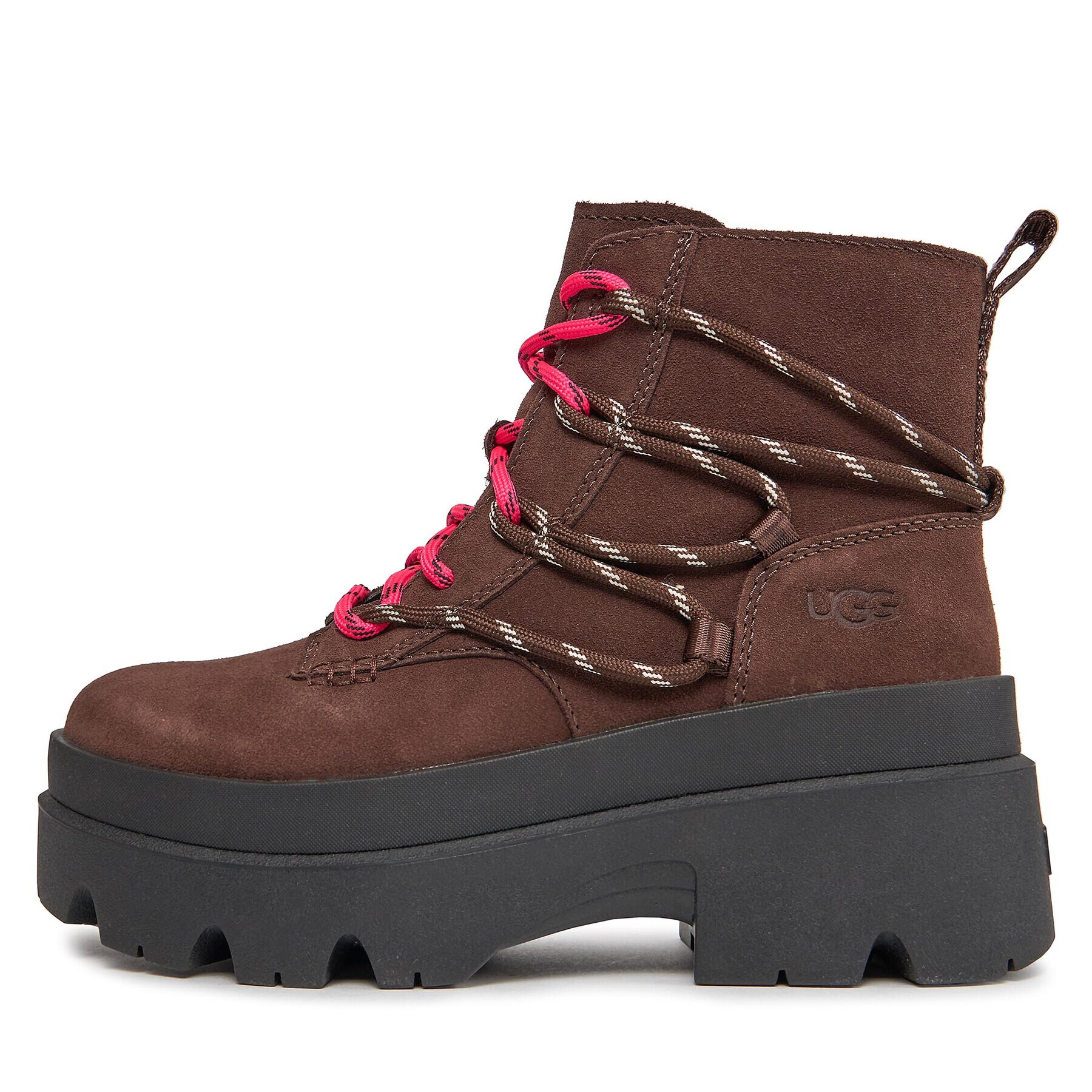 Ugg Туристически oбувки W Brisbane Lace Up 1143841 Кафяв - Pepit.bg