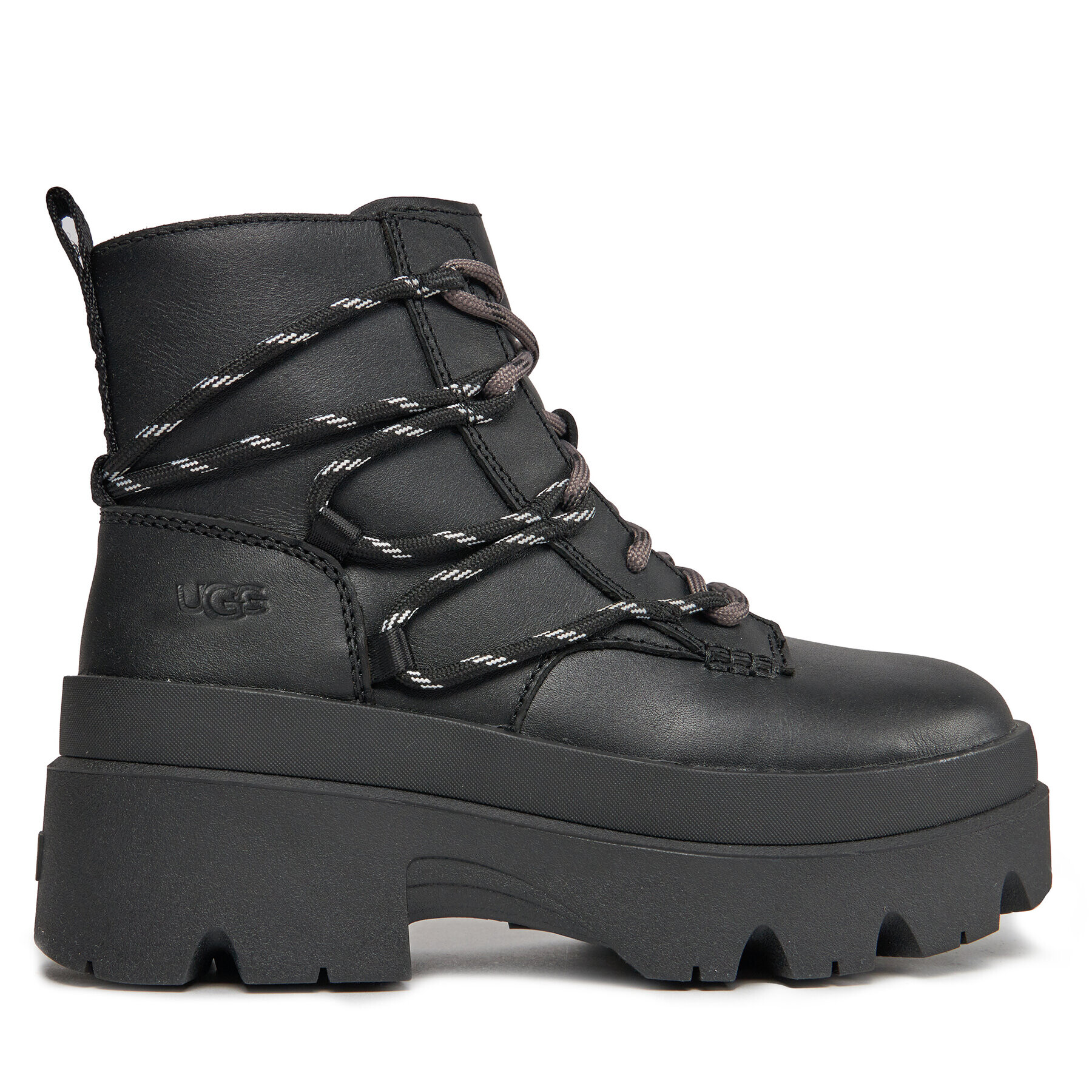 Ugg Боти W Brisbane Lace Up 1149650 Черен - Pepit.bg