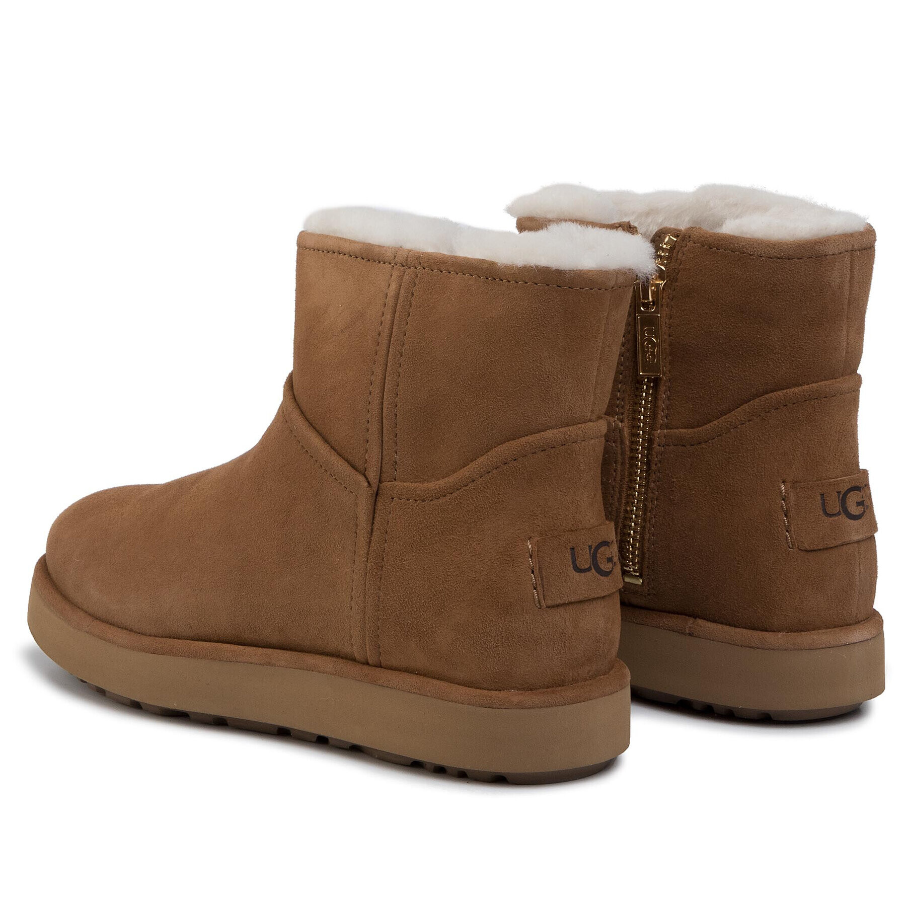 Ugg Боти W Classic Mini Blvd 1108143 Кафяв - Pepit.bg