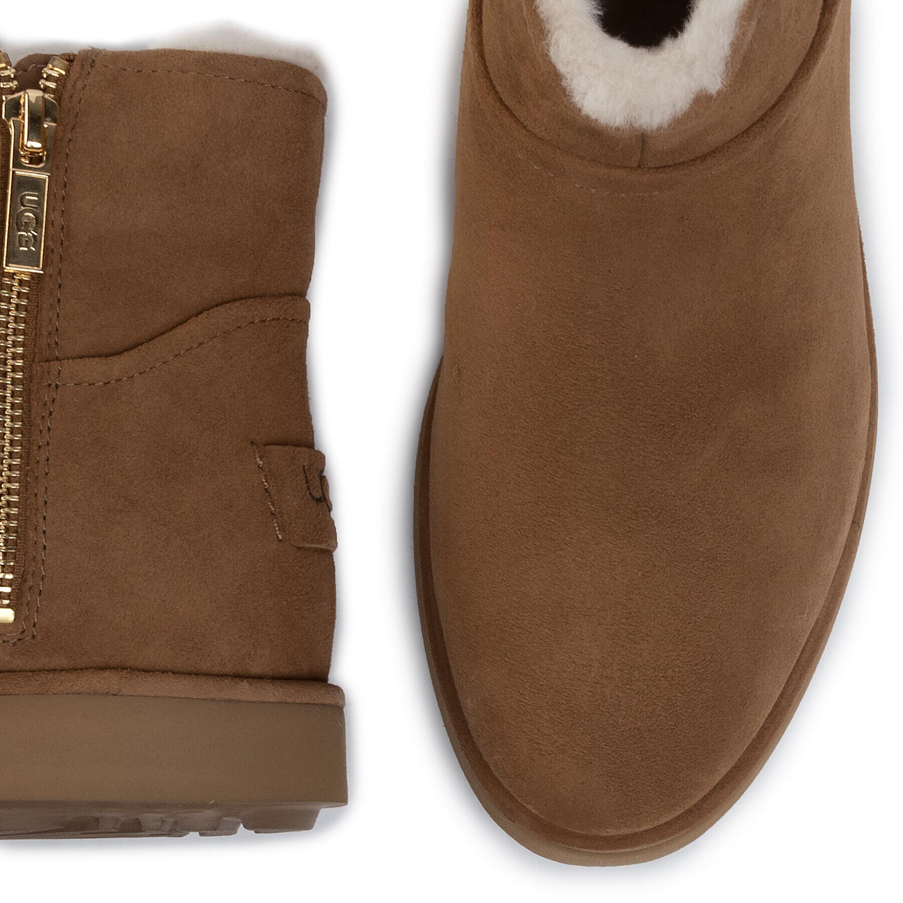 Ugg Боти W Classic Mini Blvd 1108143 Кафяв - Pepit.bg