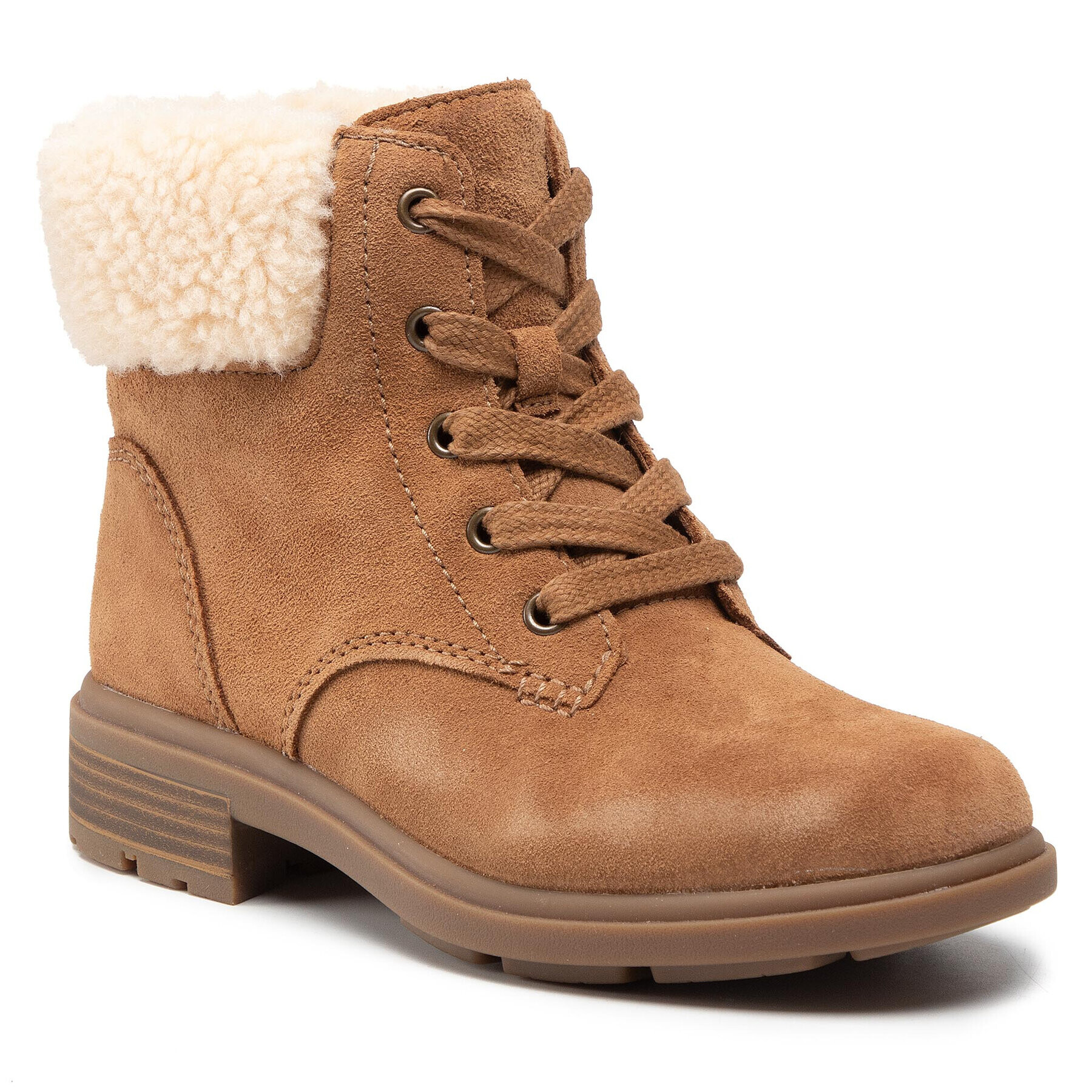 Ugg Боти W Harrison Lace 1121790 Кафяв - Pepit.bg