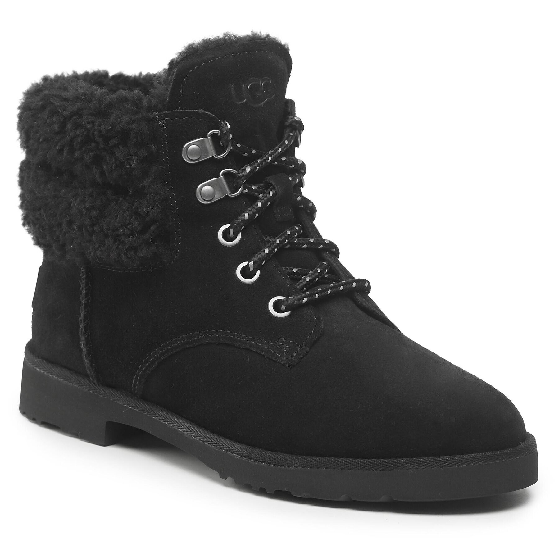 Ugg Боти W Romely Heritage Lace 1130713 Черен - Pepit.bg