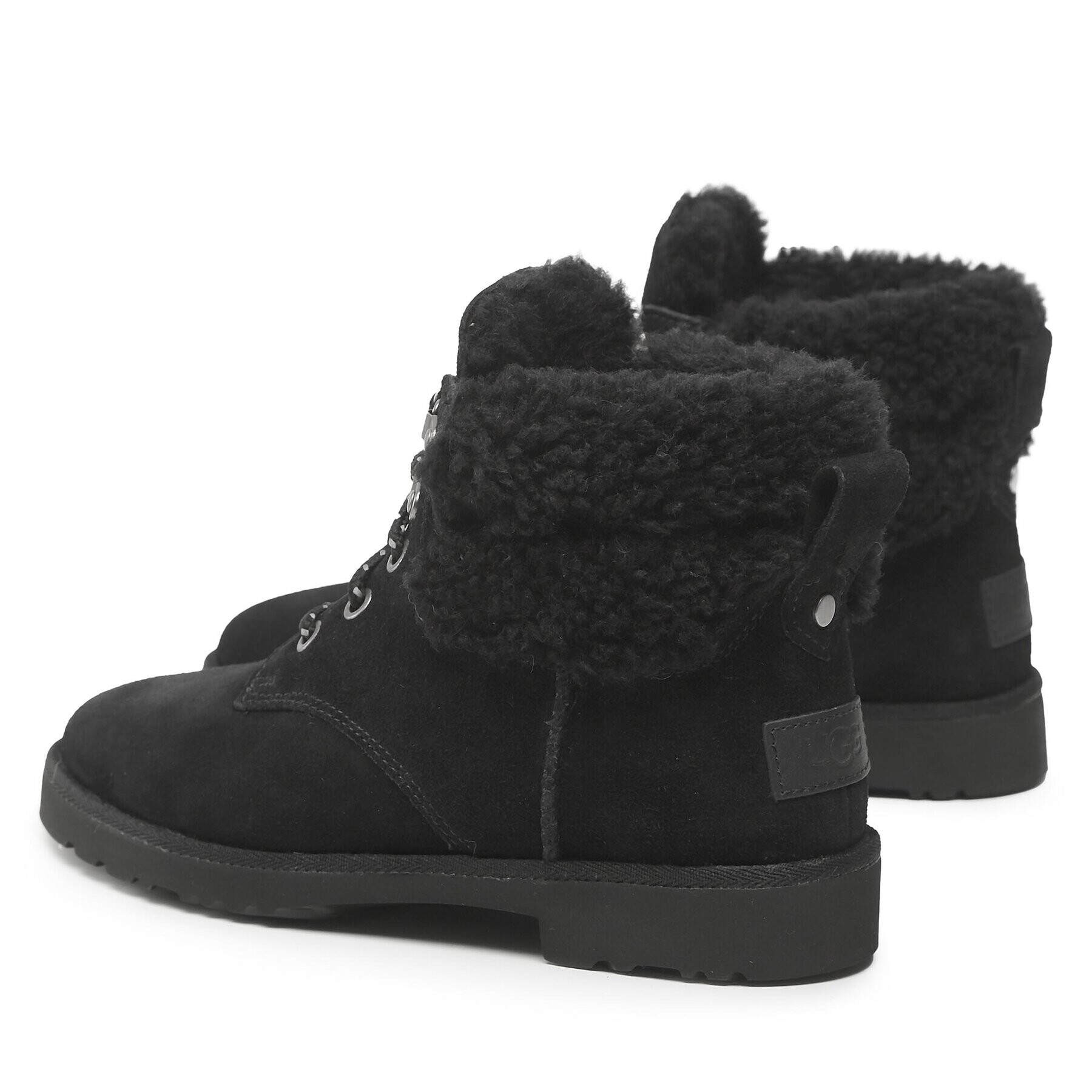 Ugg Боти W Romely Heritage Lace 1130713 Черен - Pepit.bg
