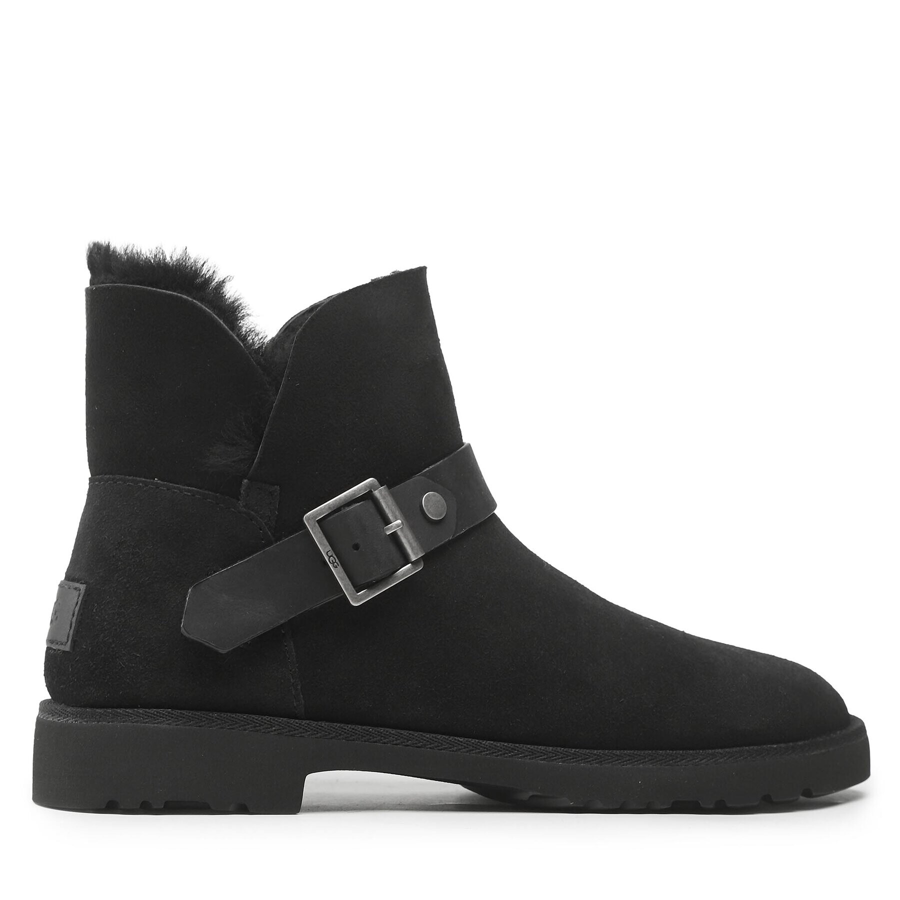Ugg Боти W Romely Short Buckle 1132993 Черен - Pepit.bg