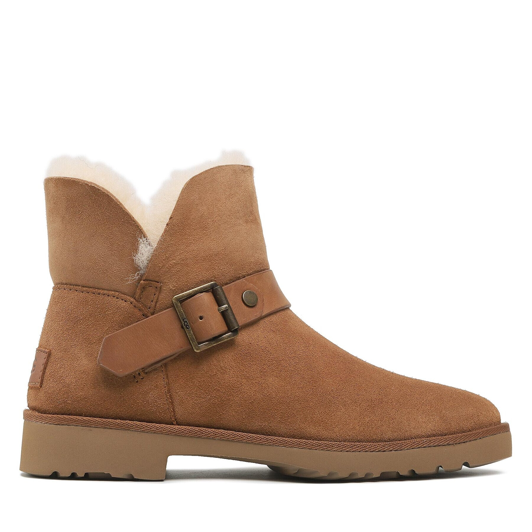 Ugg Боти W Romely Short Buckle 1132993 Кафяв - Pepit.bg