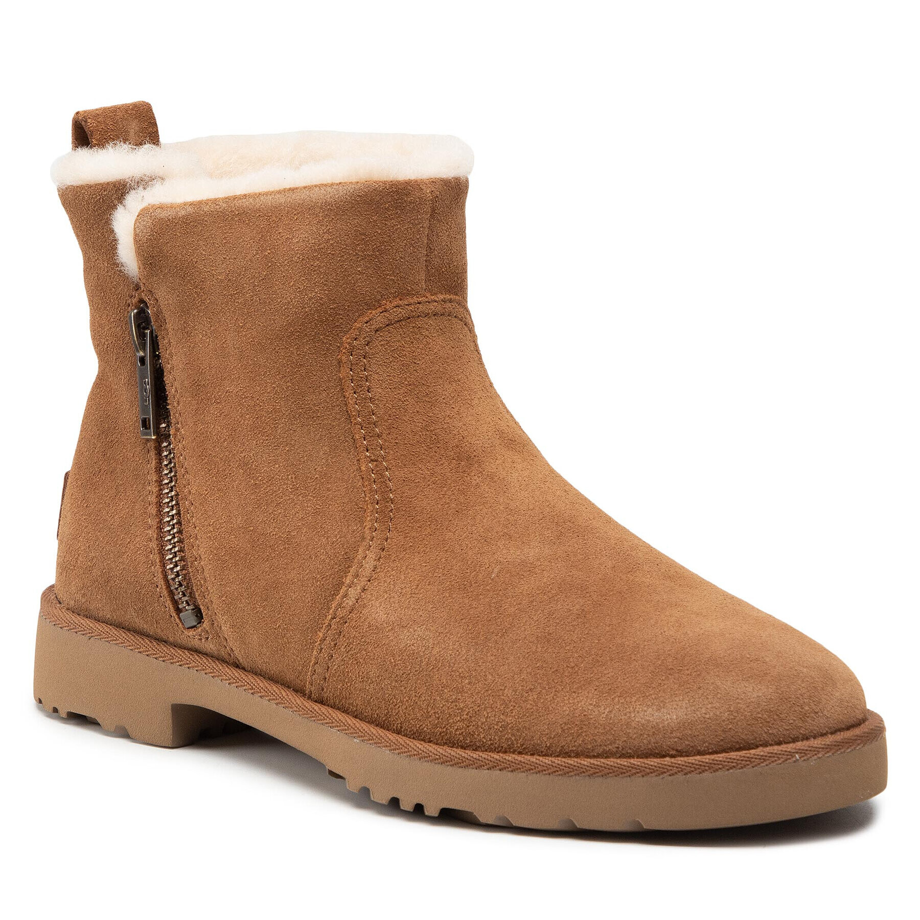 Ugg Боти W Romely Zip 1123850 Кафяв - Pepit.bg
