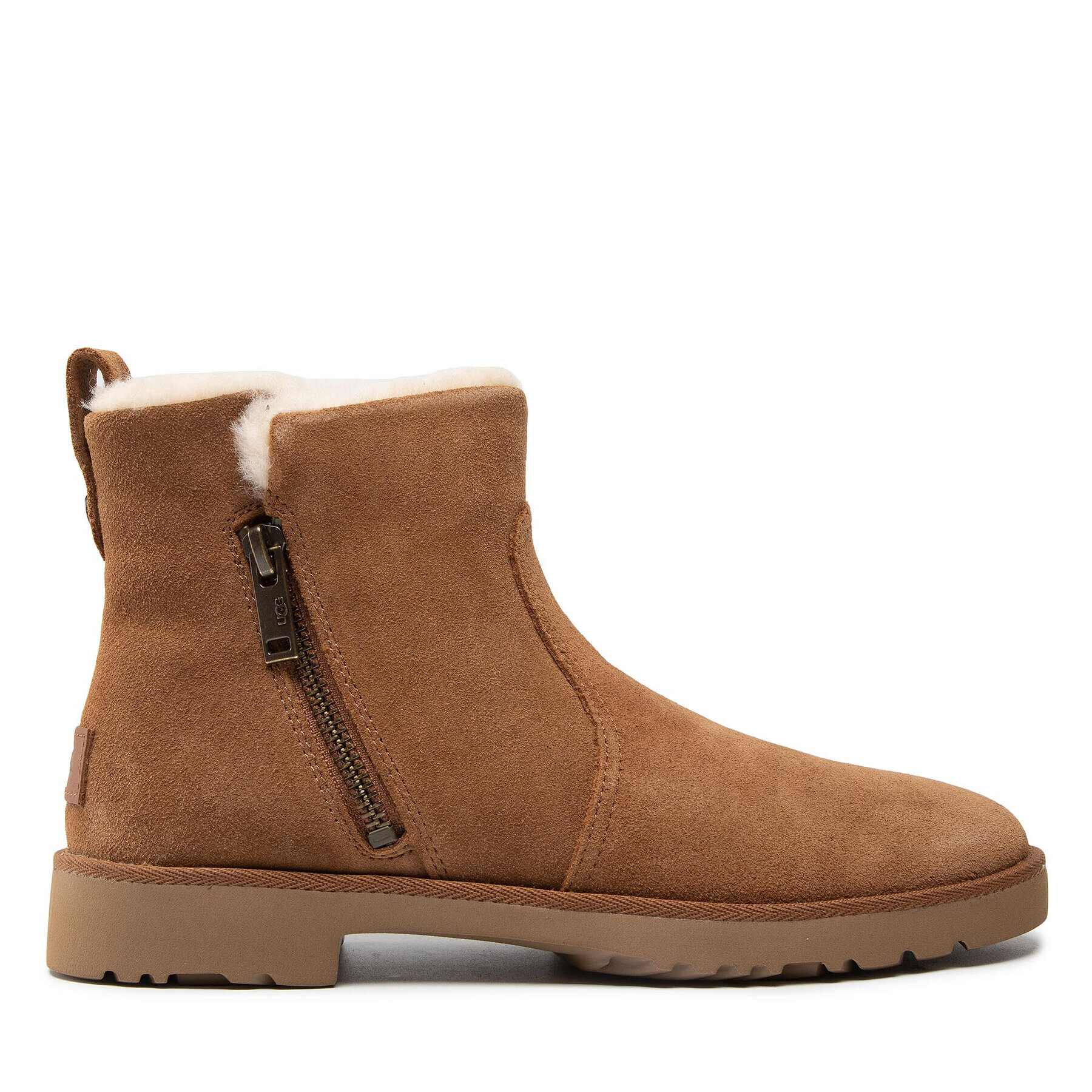 Ugg Боти W Romely Zip 1123850 Кафяв - Pepit.bg