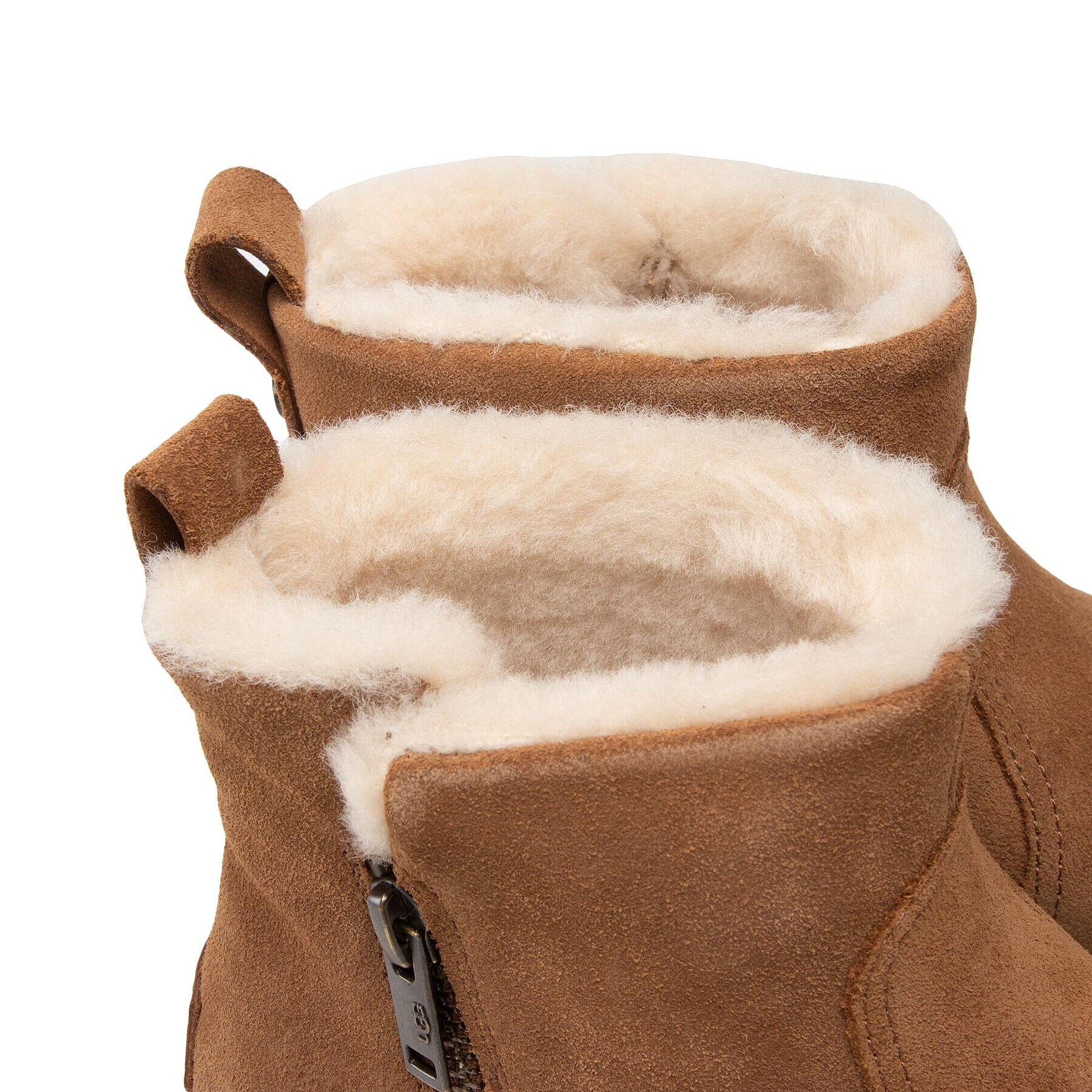 Ugg Боти W Romely Zip 1123850 Кафяв - Pepit.bg