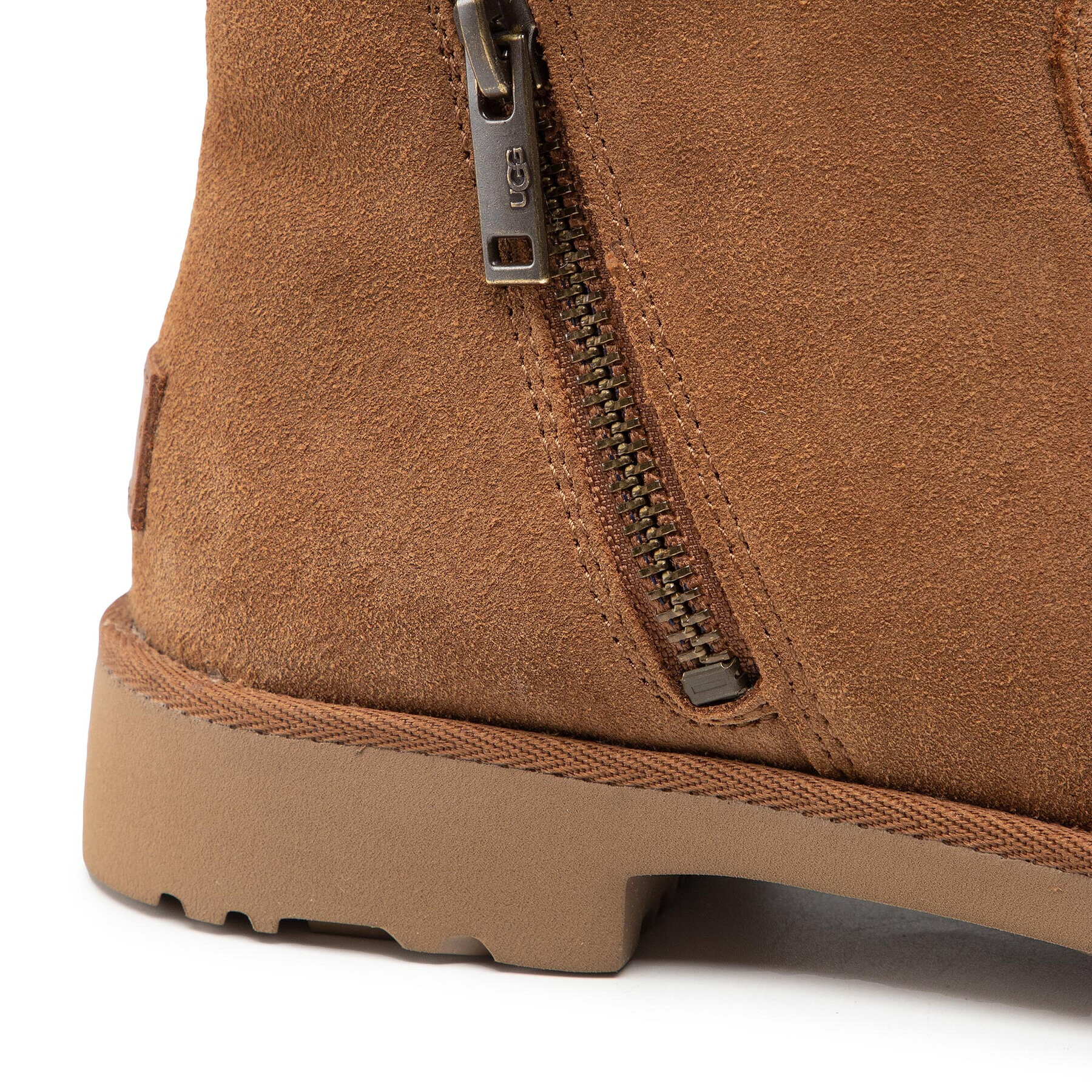 Ugg Боти W Romely Zip 1123850 Кафяв - Pepit.bg
