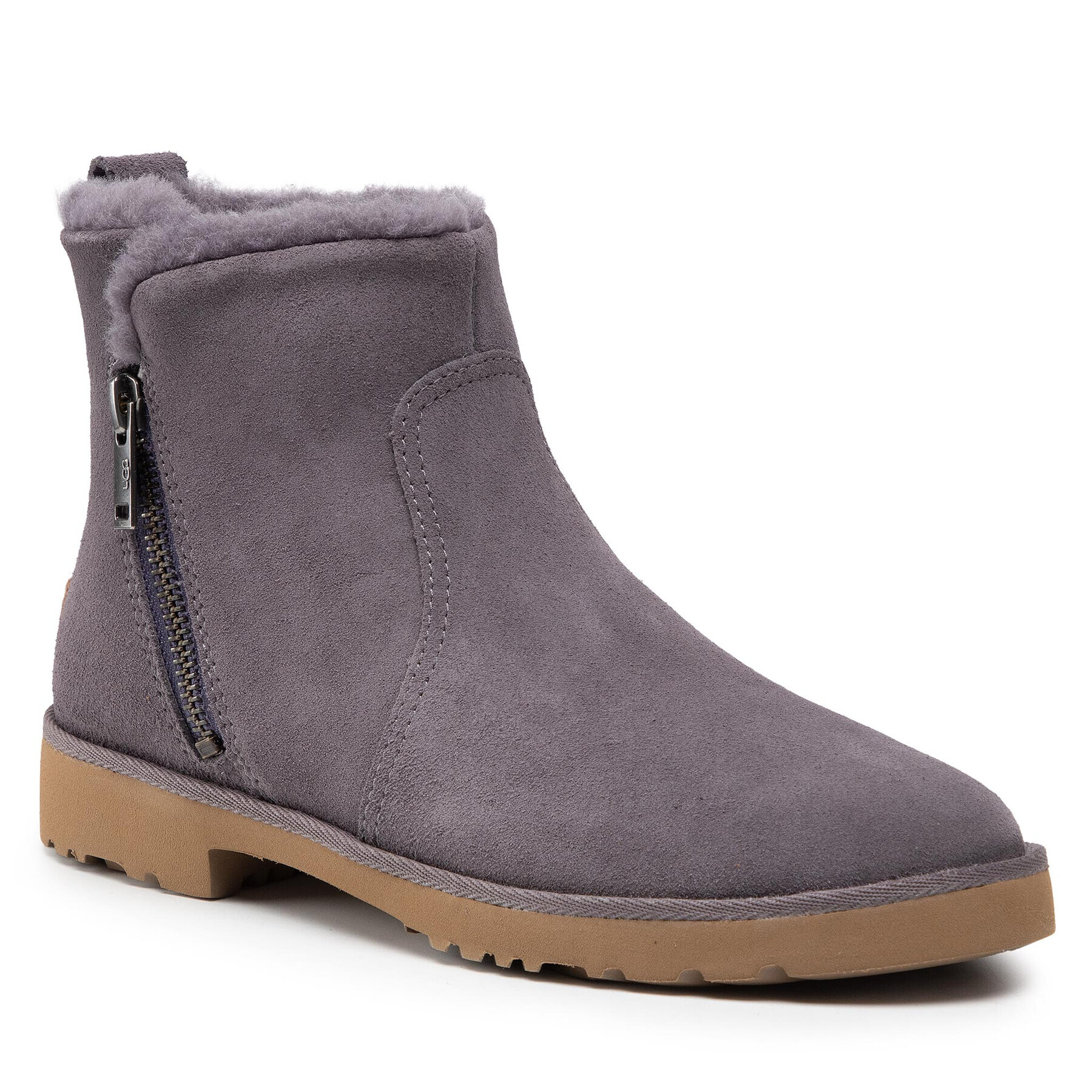 Ugg Боти W Romely Zip 1123850 Сив - Pepit.bg