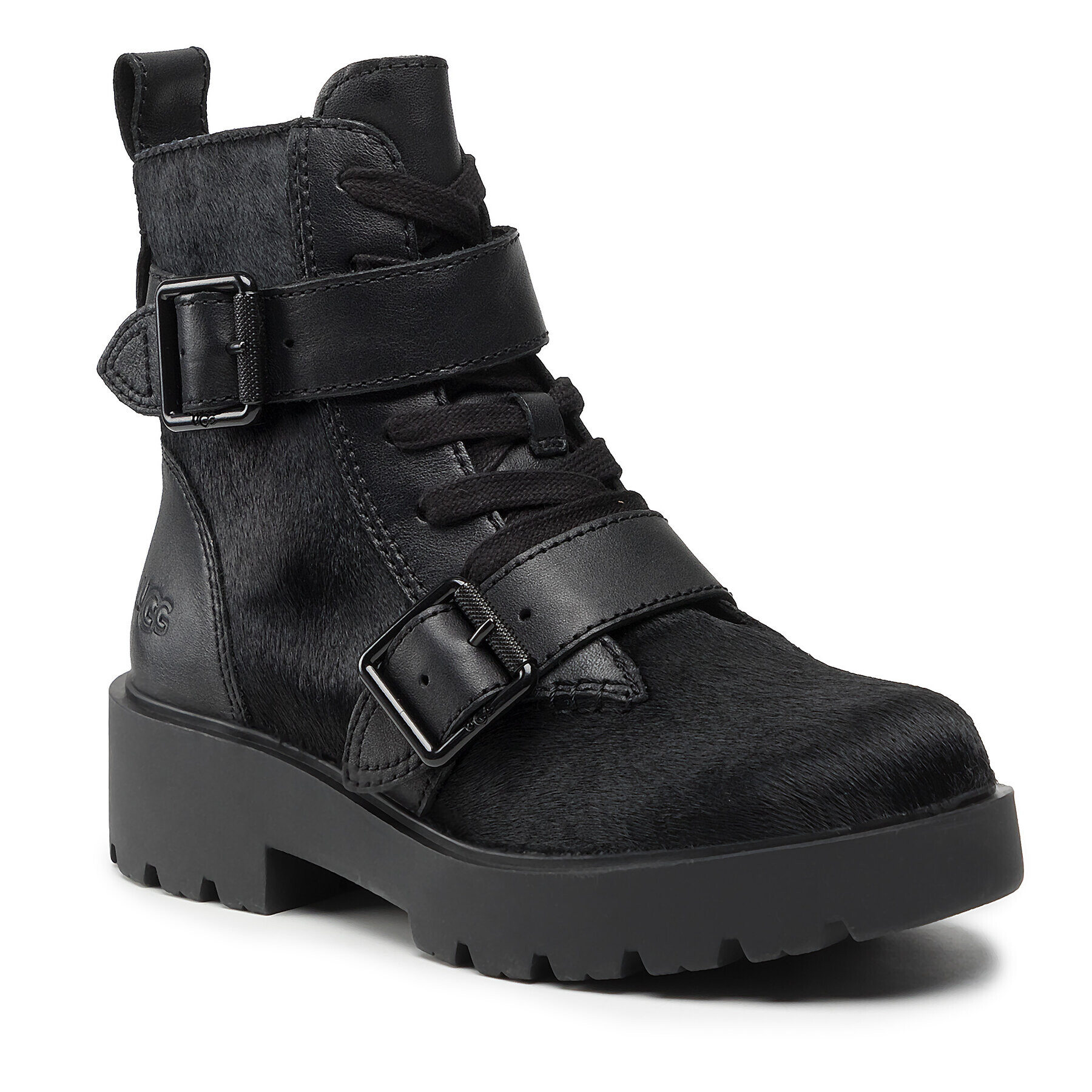 Ugg Боти W Zorrah Calf Hair 1125331 Черен - Pepit.bg