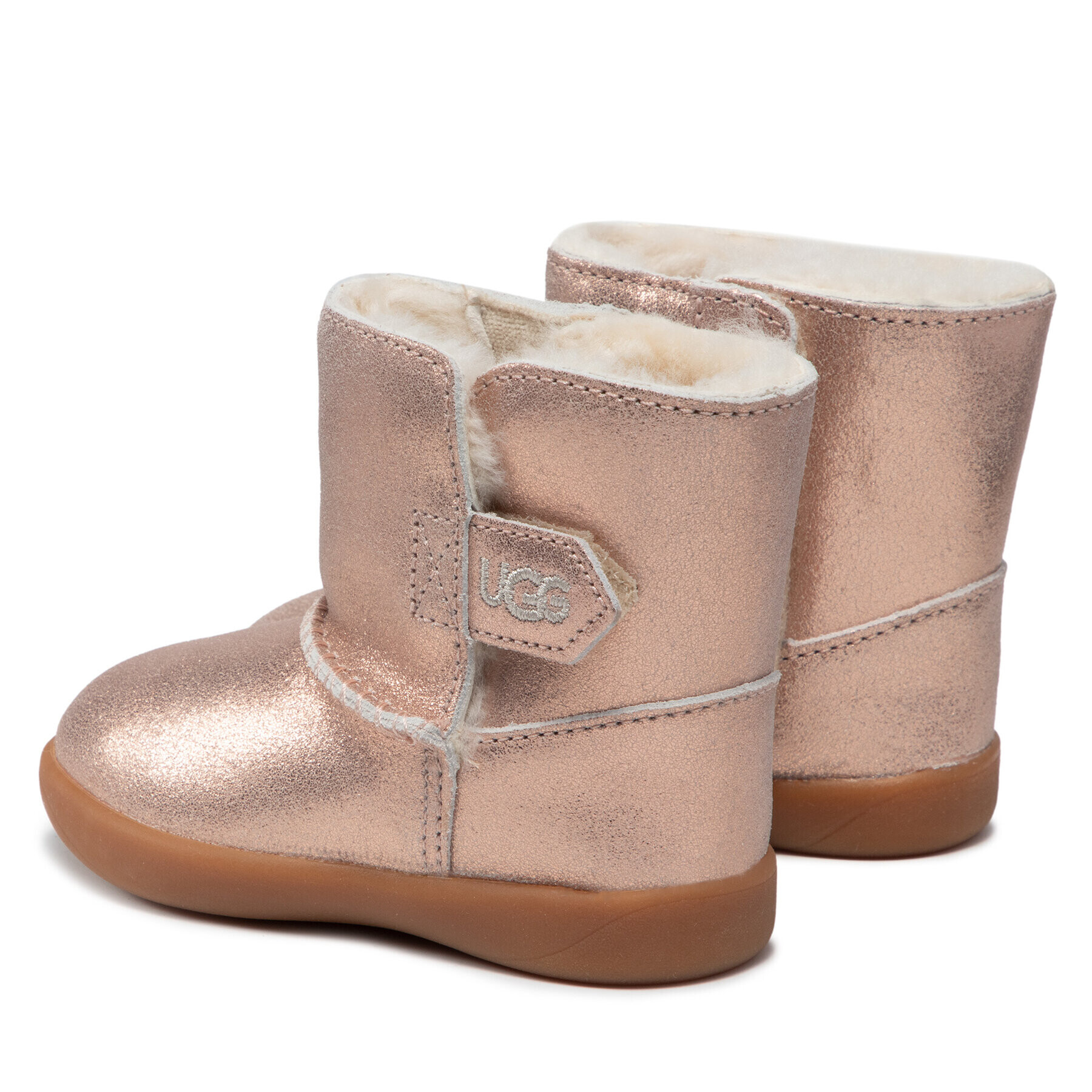 Ugg Ботуши I Keelan Mettallic Glitter 1123351T Розов - Pepit.bg