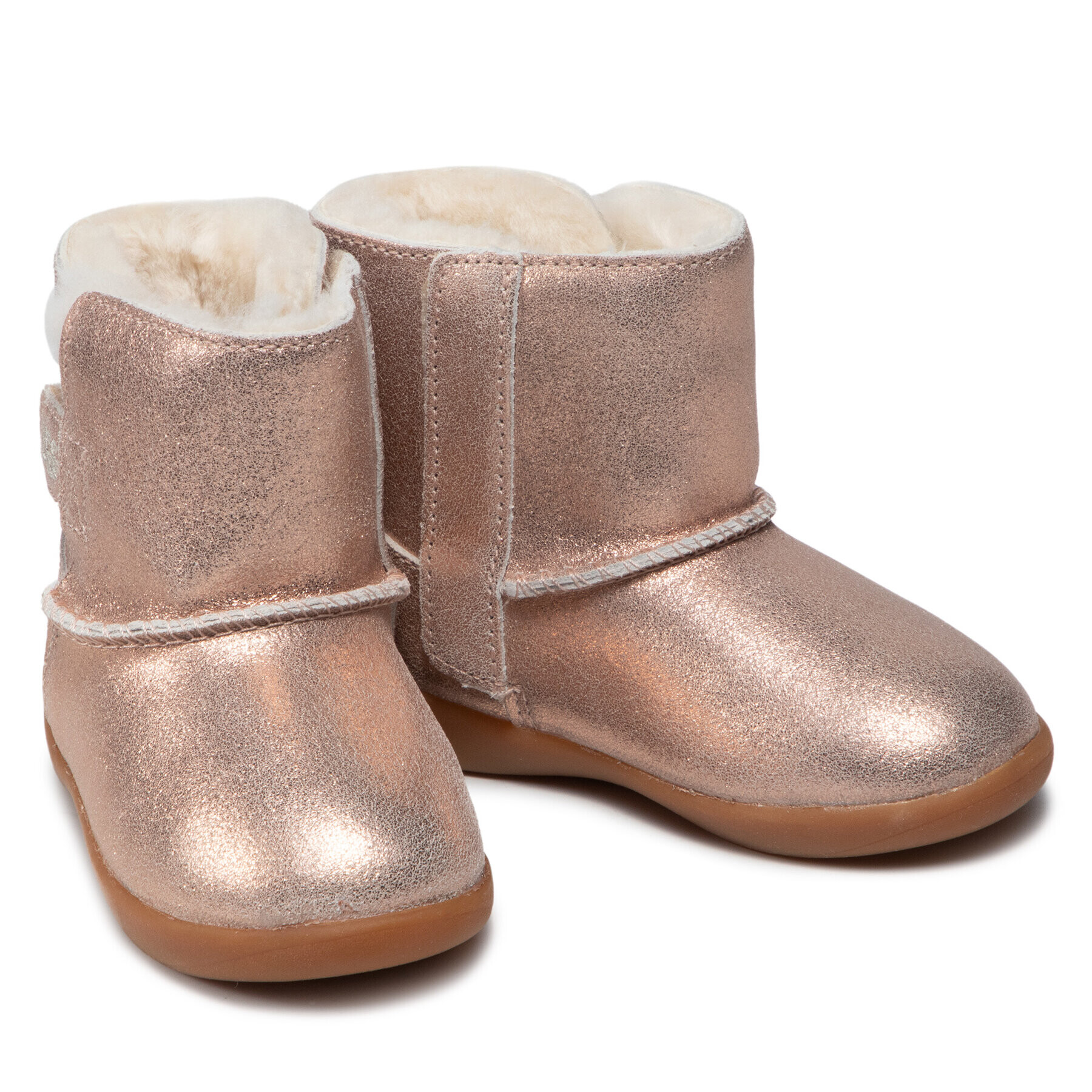 Ugg Ботуши I Keelan Mettallic Glitter 1123351T Розов - Pepit.bg