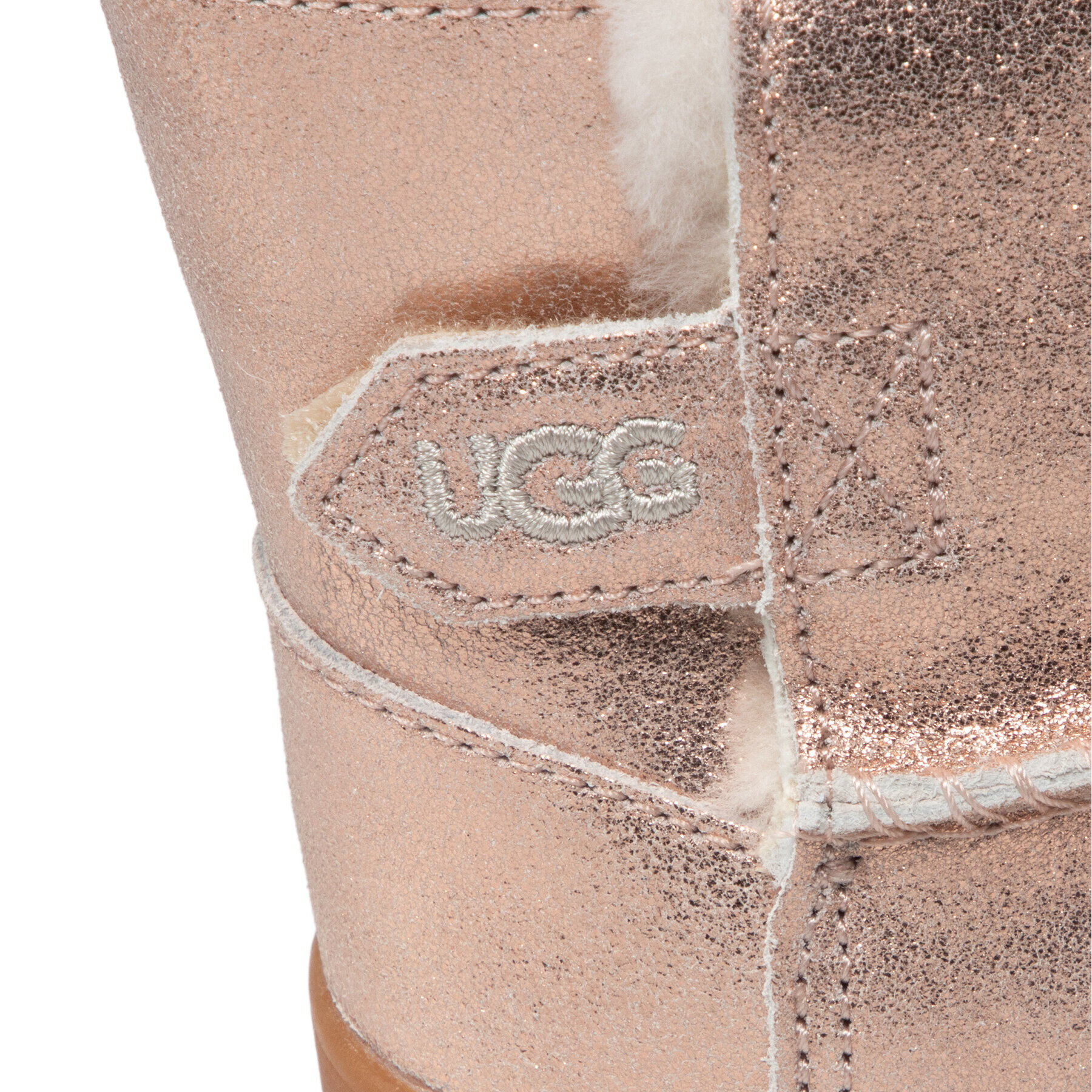 Ugg Ботуши I Keelan Mettallic Glitter 1123351T Розов - Pepit.bg