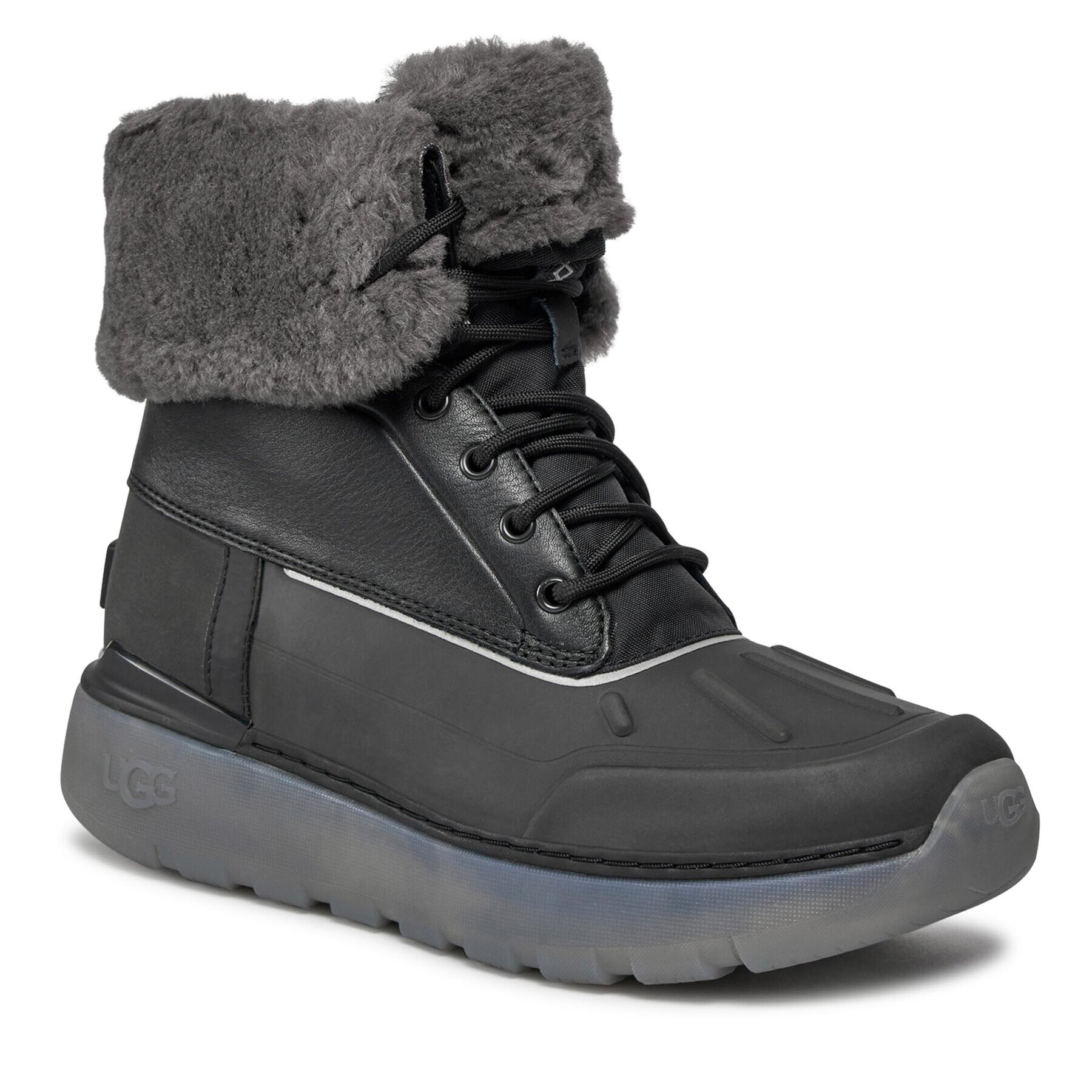 Ugg Ботуши M City Butte 1153390 Черен - Pepit.bg