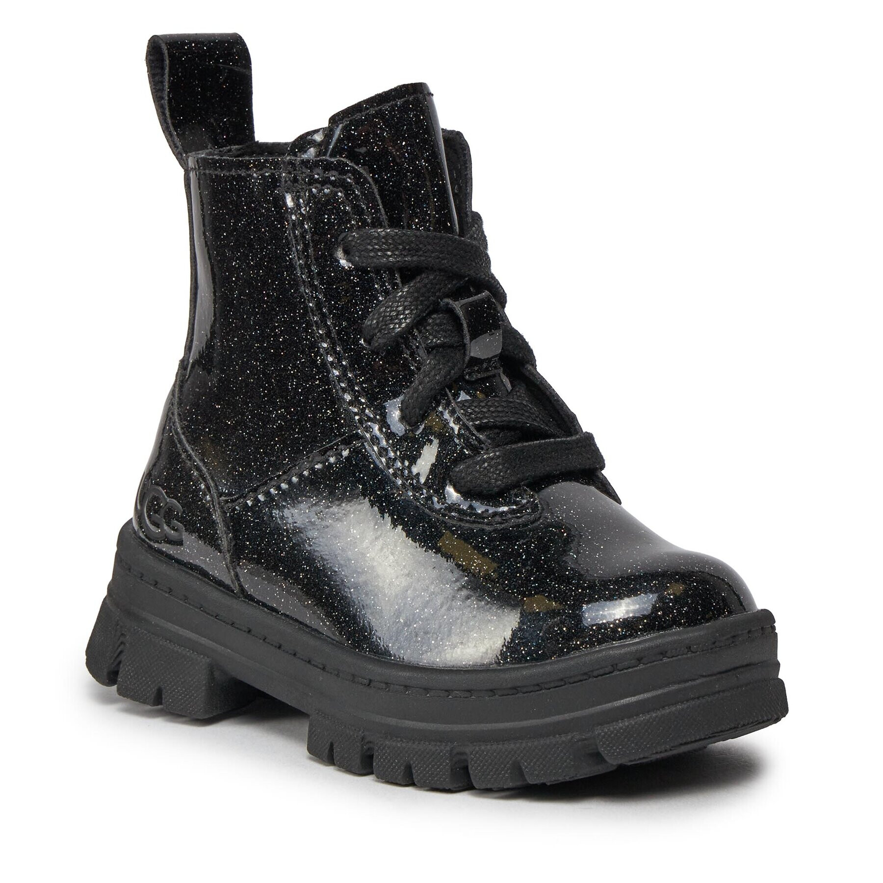 Ugg Ботуши T Ashton Lace Up Glitter 1151571T Черен - Pepit.bg