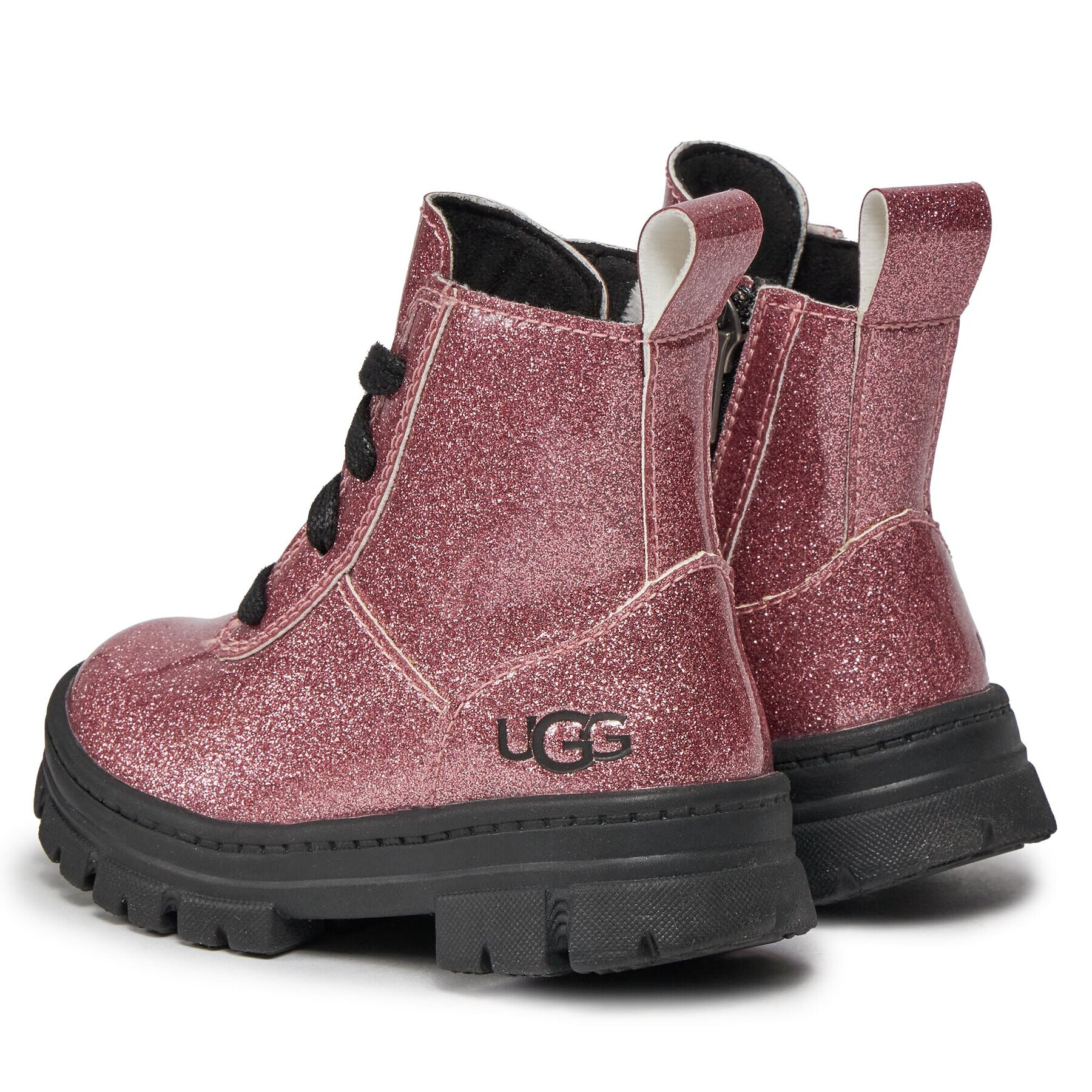 Ugg Ботуши T Ashton Lace Up Glitter 1151571T Розов - Pepit.bg