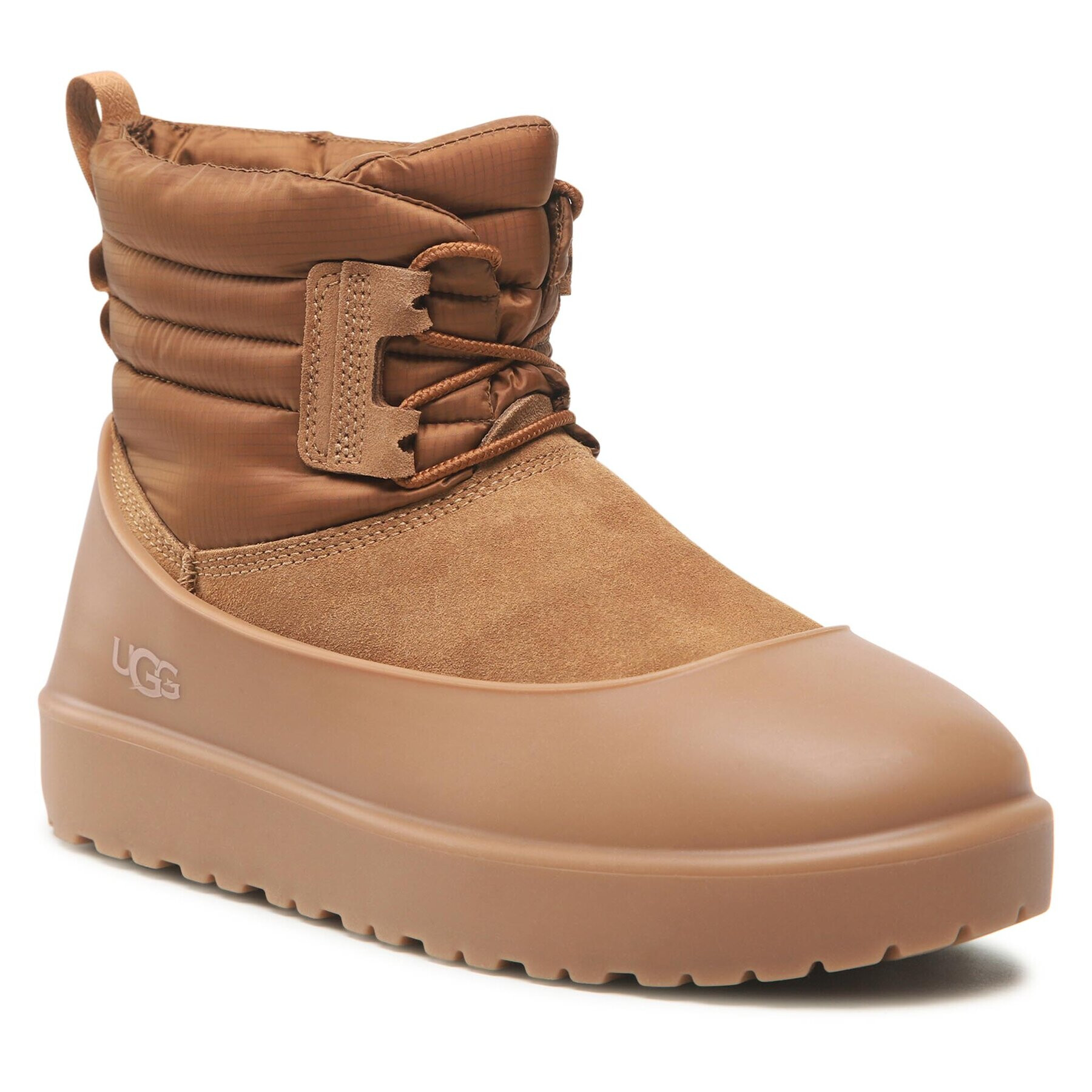 Ugg Ботуши W Classic Mini Lace-Up Weather 1120849 Кафяв - Pepit.bg