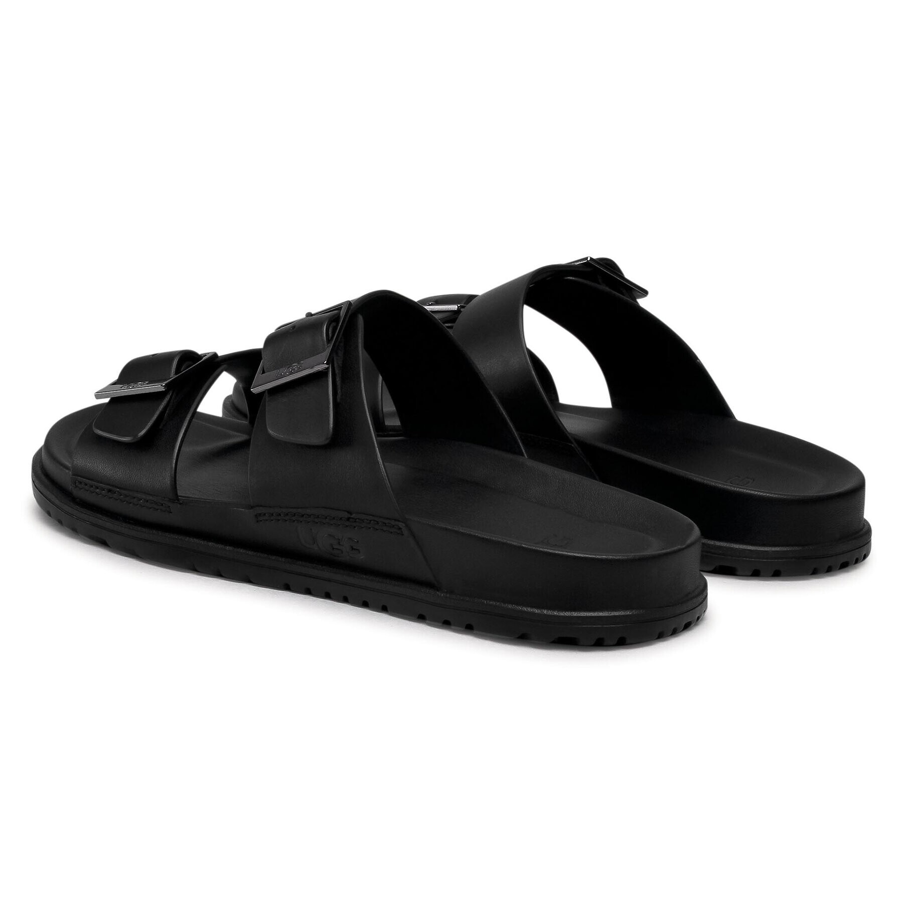 Ugg Чехли M Wainscott Buckle Slide 1119530 Черен - Pepit.bg