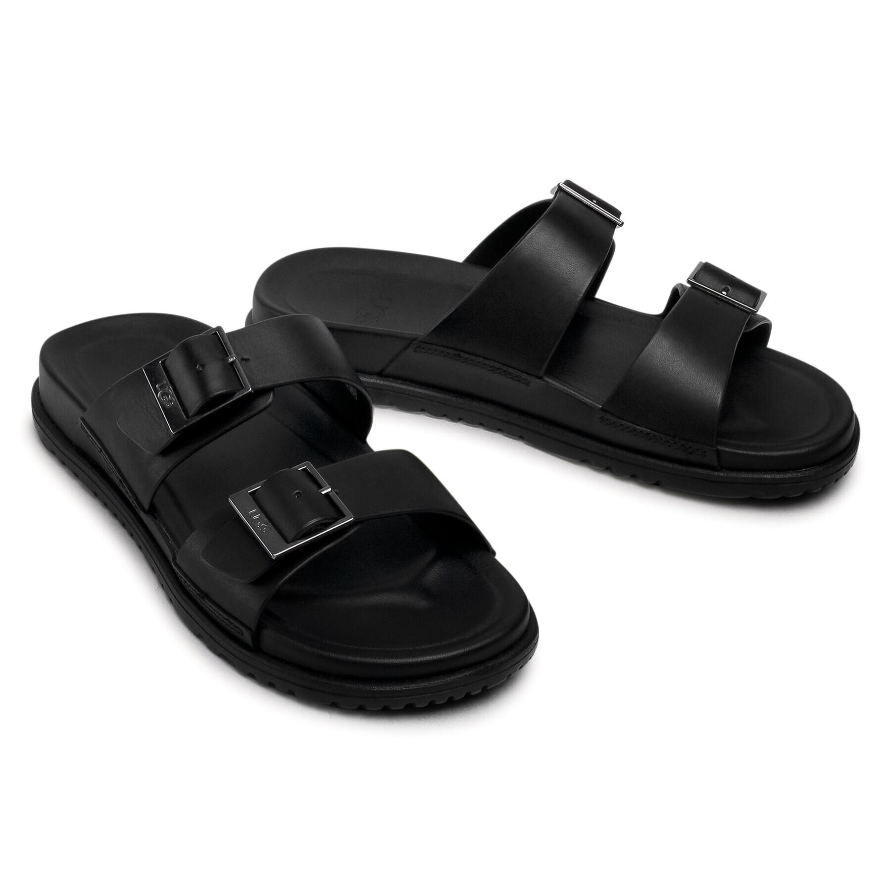 Ugg Чехли M Wainscott Buckle Slide 1119530 Черен - Pepit.bg