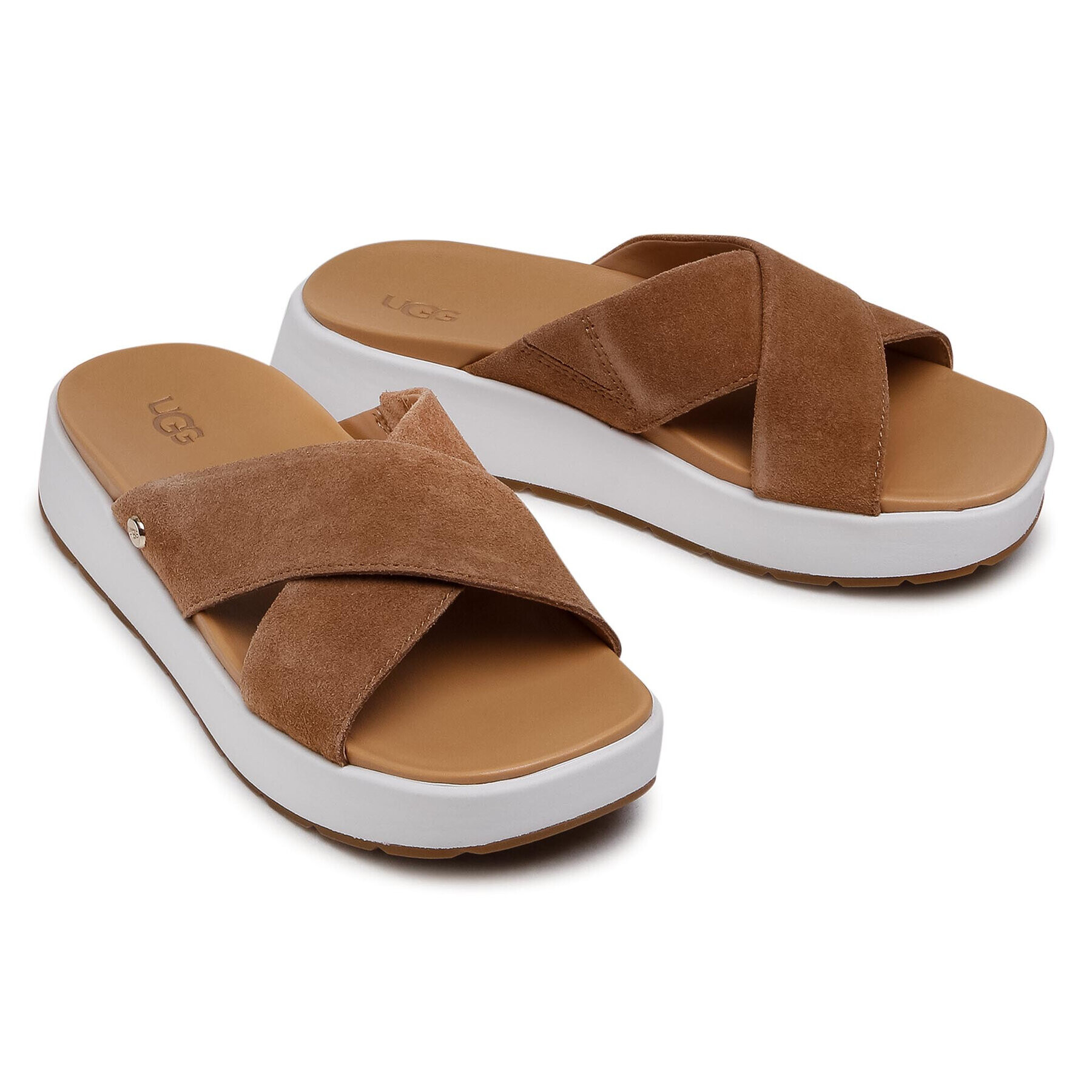 Ugg Чехли W Emily 1119745 Кафяв - Pepit.bg