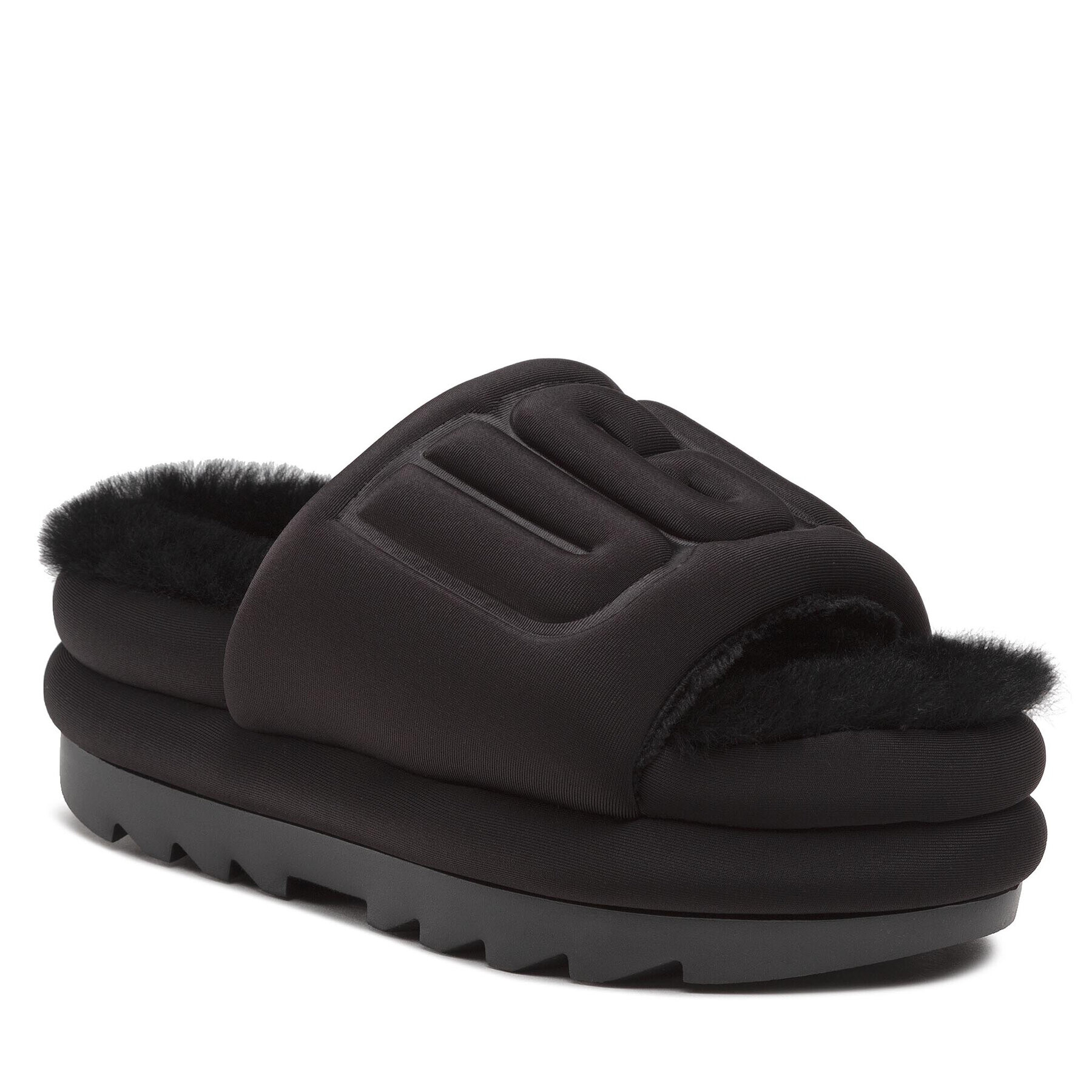 Ugg Чехли W Maxi Graphic Slide 1131992 Черен - Pepit.bg