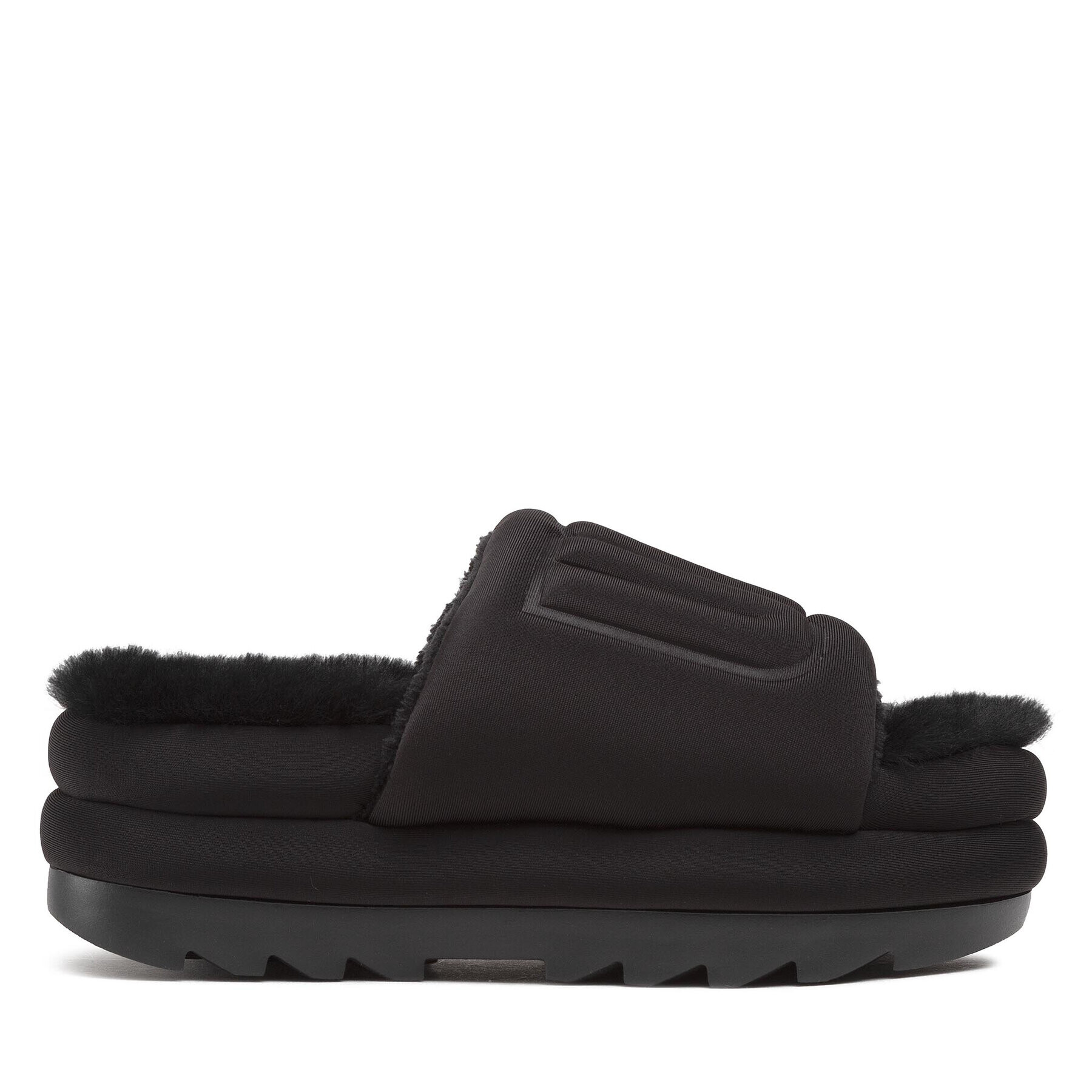 Ugg Чехли W Maxi Graphic Slide 1131992 Черен - Pepit.bg