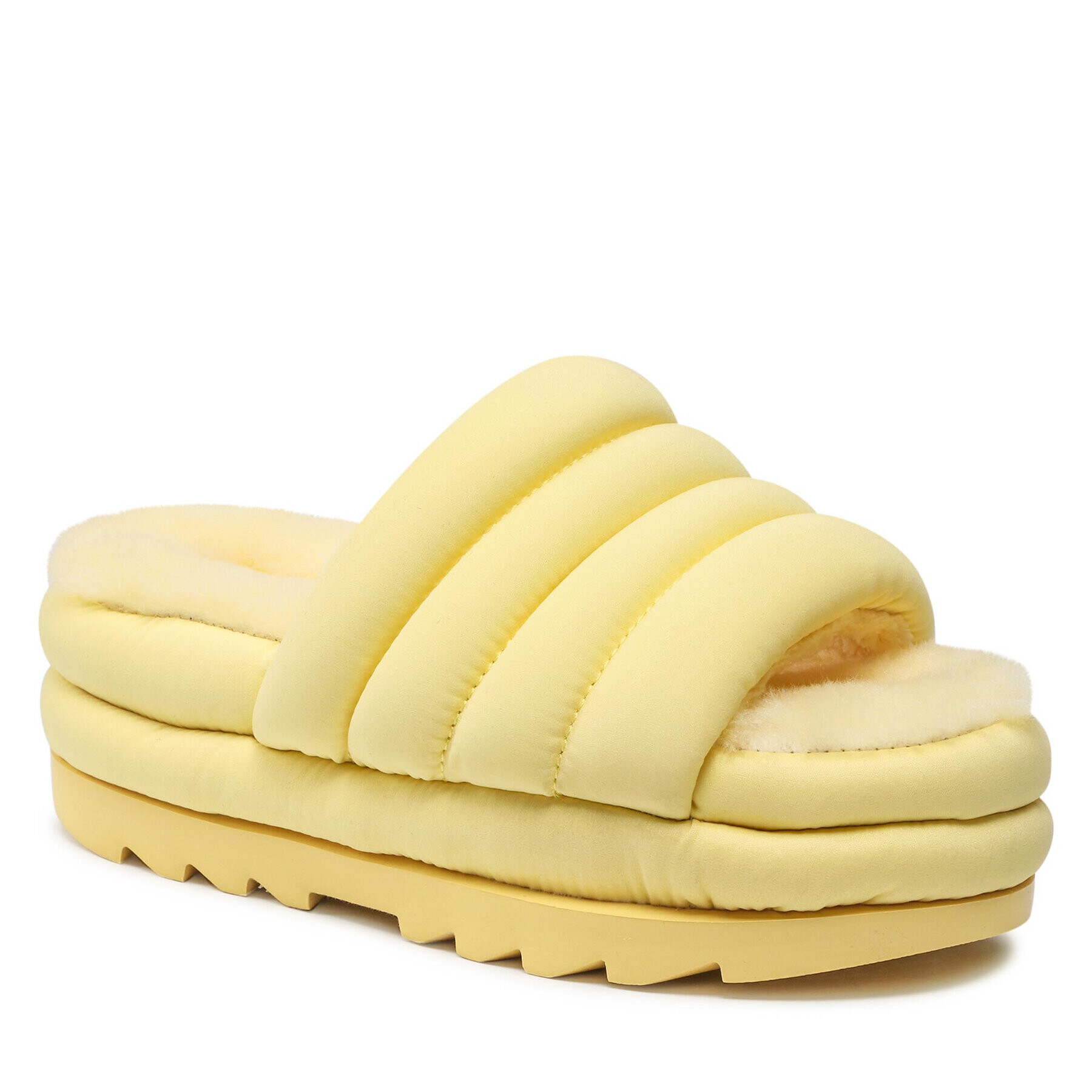 Ugg Чехли W Maxi Slide 1126377 Жълт - Pepit.bg