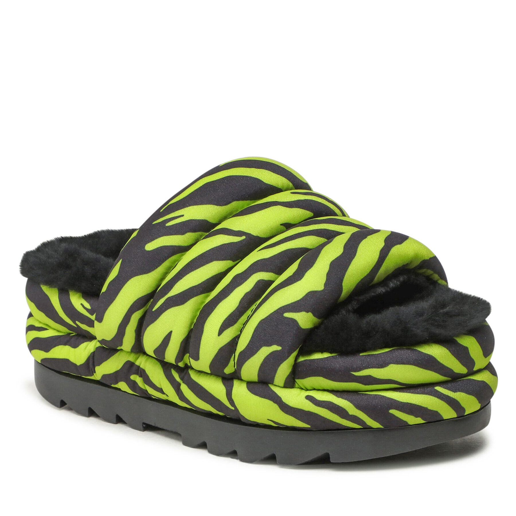 Ugg Чехли W Maxi Slide Tiger Print 1127075 Зелен - Pepit.bg