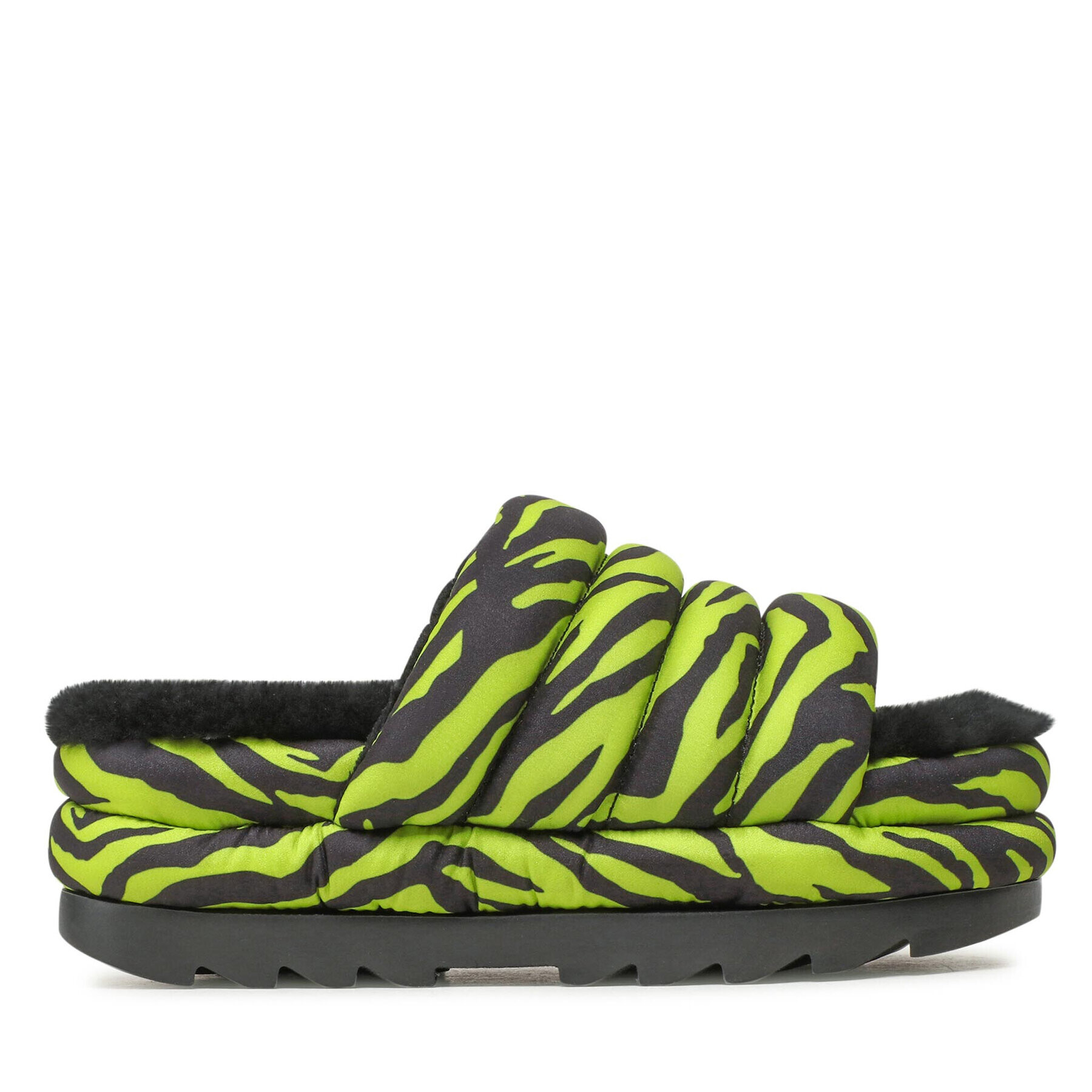 Ugg Чехли W Maxi Slide Tiger Print 1127075 Зелен - Pepit.bg