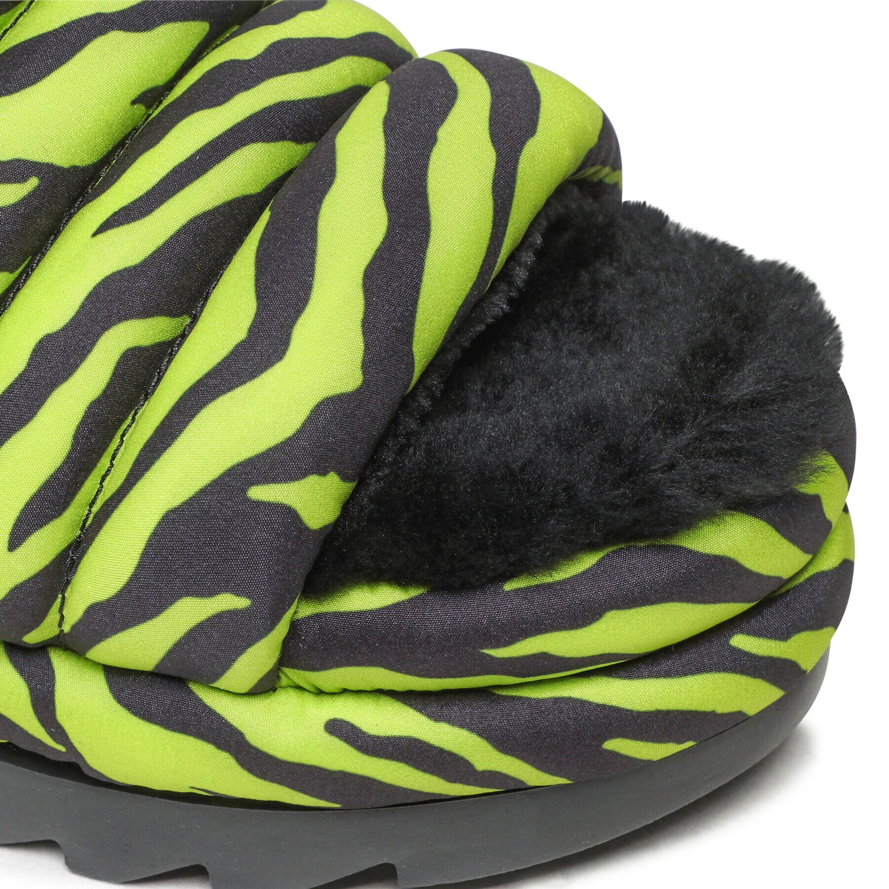 Ugg Чехли W Maxi Slide Tiger Print 1127075 Зелен - Pepit.bg