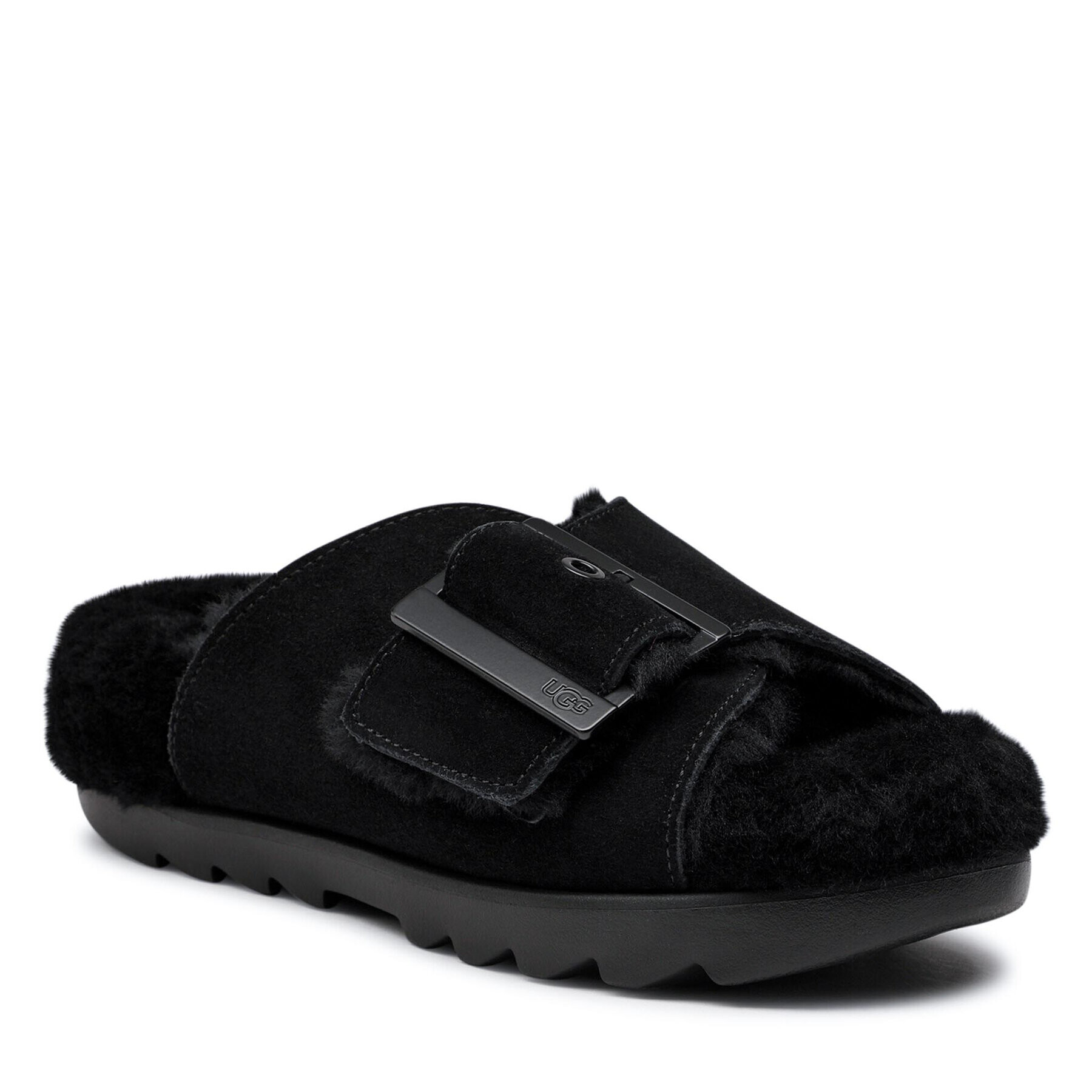 Ugg Чехли W Outslide Buckle 1125048 Черен - Pepit.bg