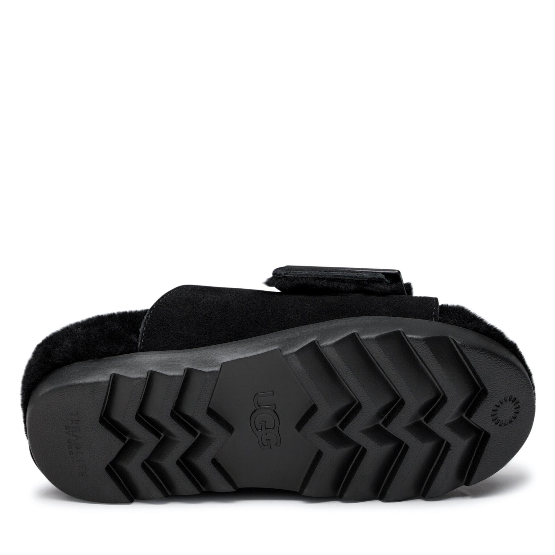 Ugg Чехли W Outslide Buckle 1125048 Черен - Pepit.bg