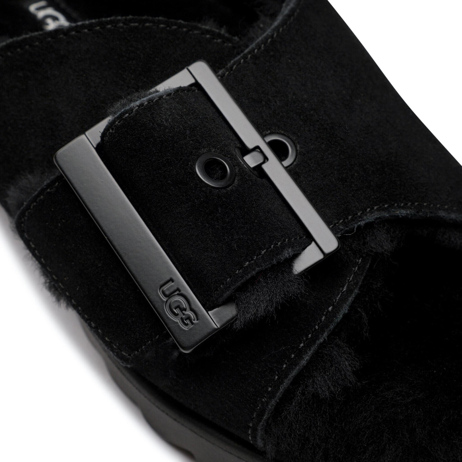 Ugg Чехли W Outslide Buckle 1125048 Черен - Pepit.bg