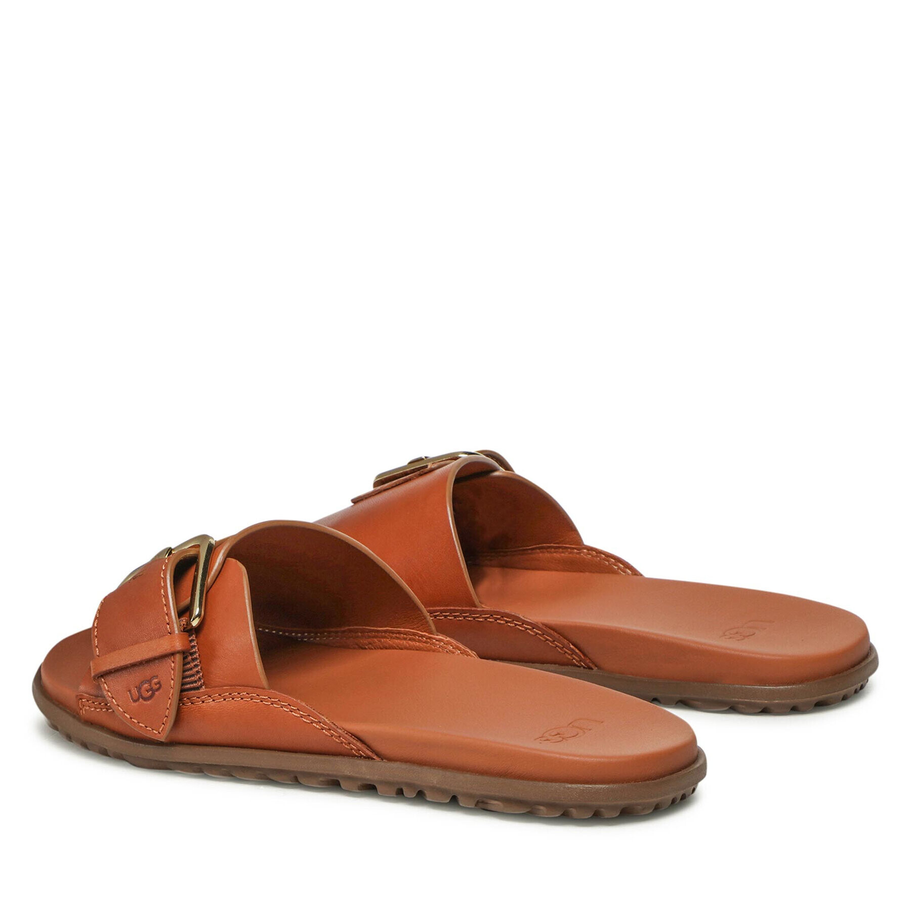 Ugg Чехли W Solivan Buckle Slide 1128630 Кафяв - Pepit.bg