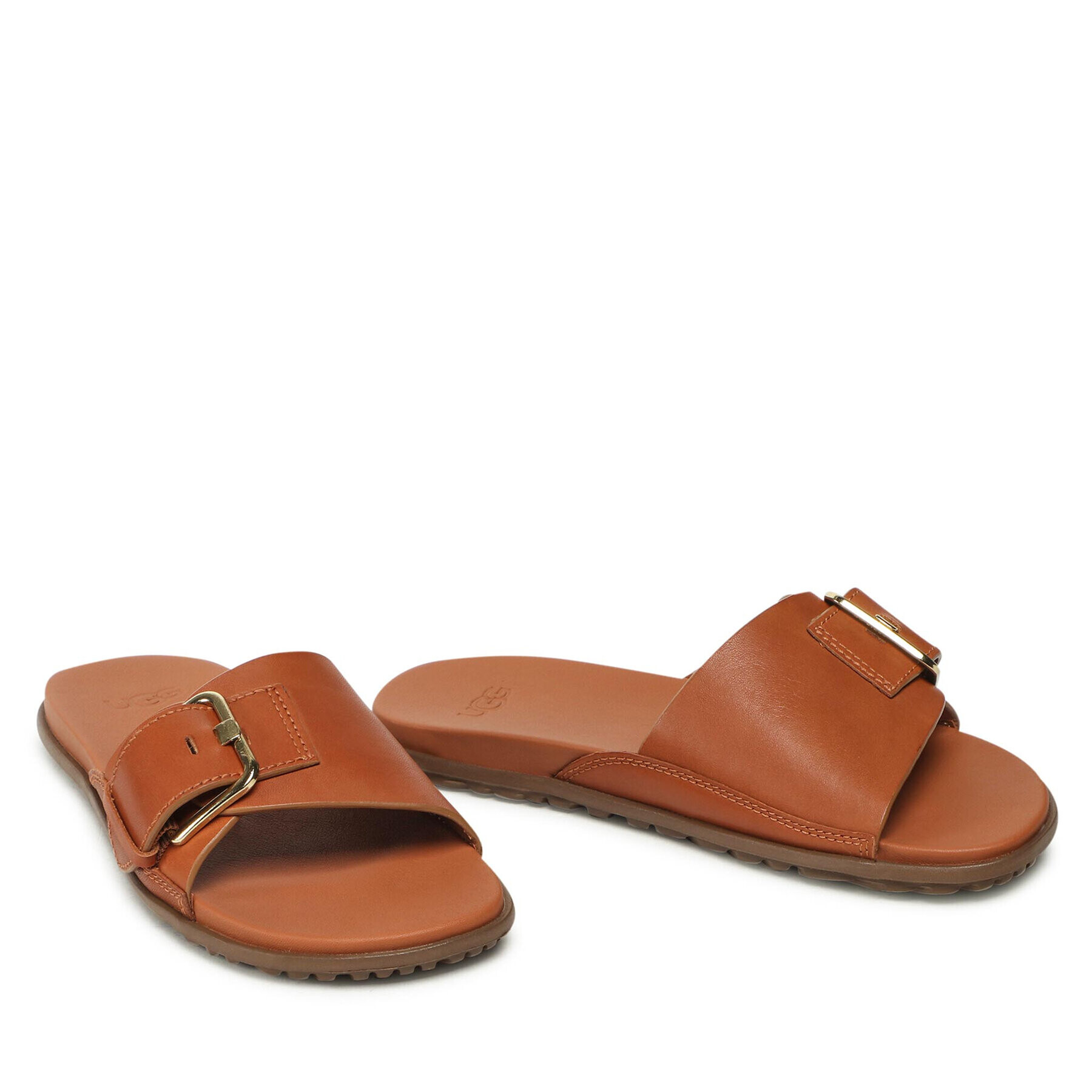 Ugg Чехли W Solivan Buckle Slide 1128630 Кафяв - Pepit.bg