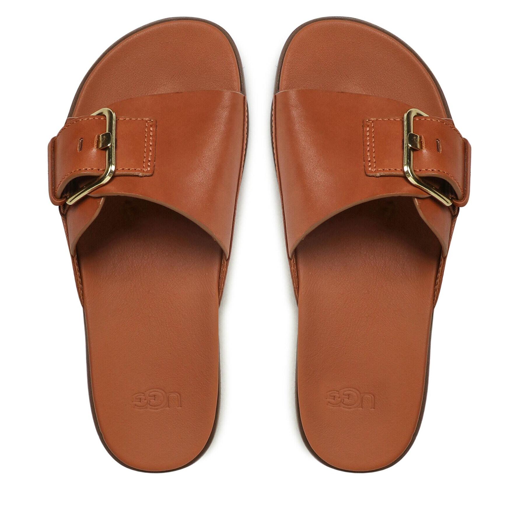 Ugg Чехли W Solivan Buckle Slide 1128630 Кафяв - Pepit.bg