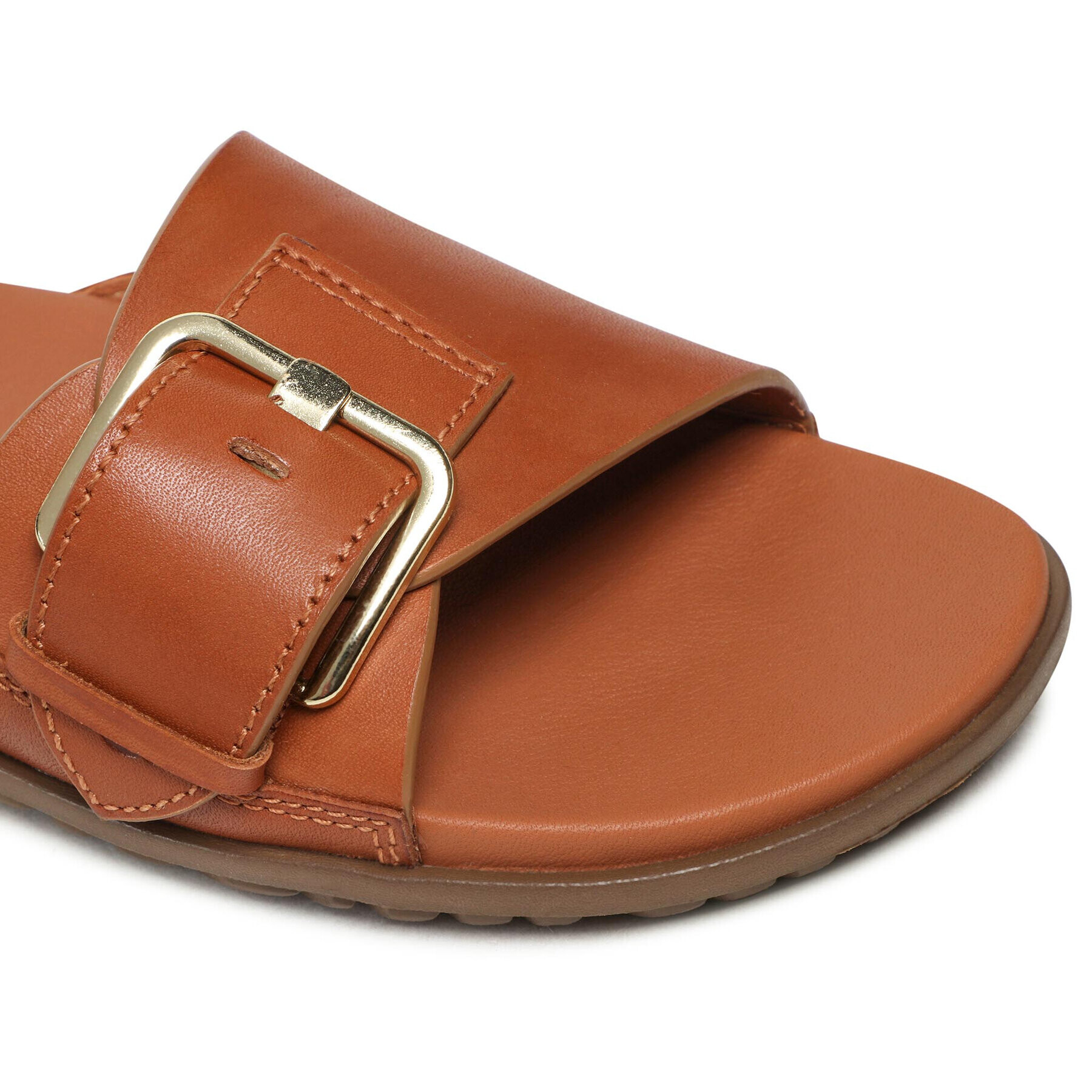 Ugg Чехли W Solivan Buckle Slide 1128630 Кафяв - Pepit.bg