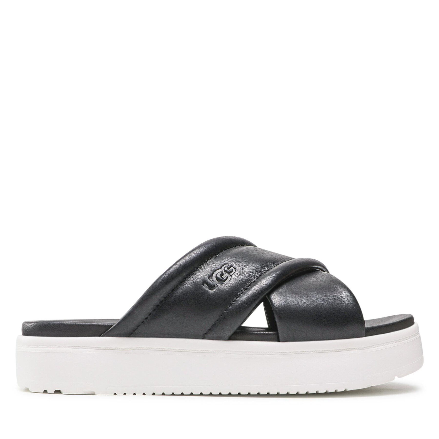 Ugg Чехли W Zayne Crossband 1128635 Черен - Pepit.bg