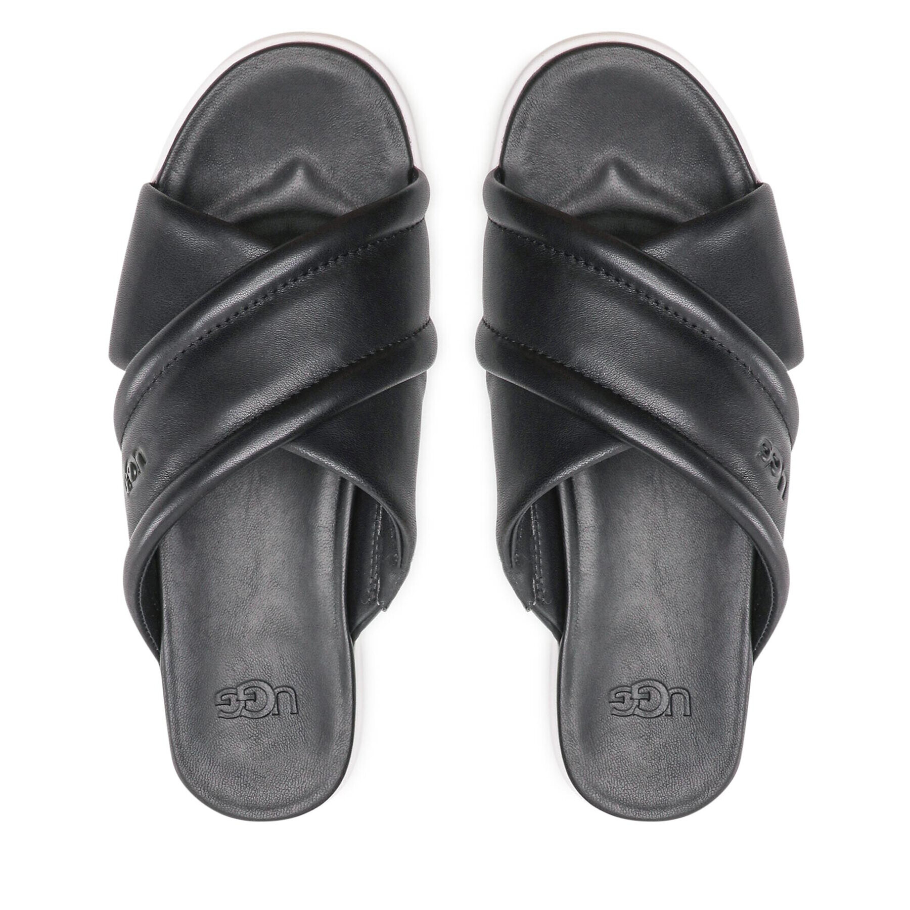 Ugg Чехли W Zayne Crossband 1128635 Черен - Pepit.bg