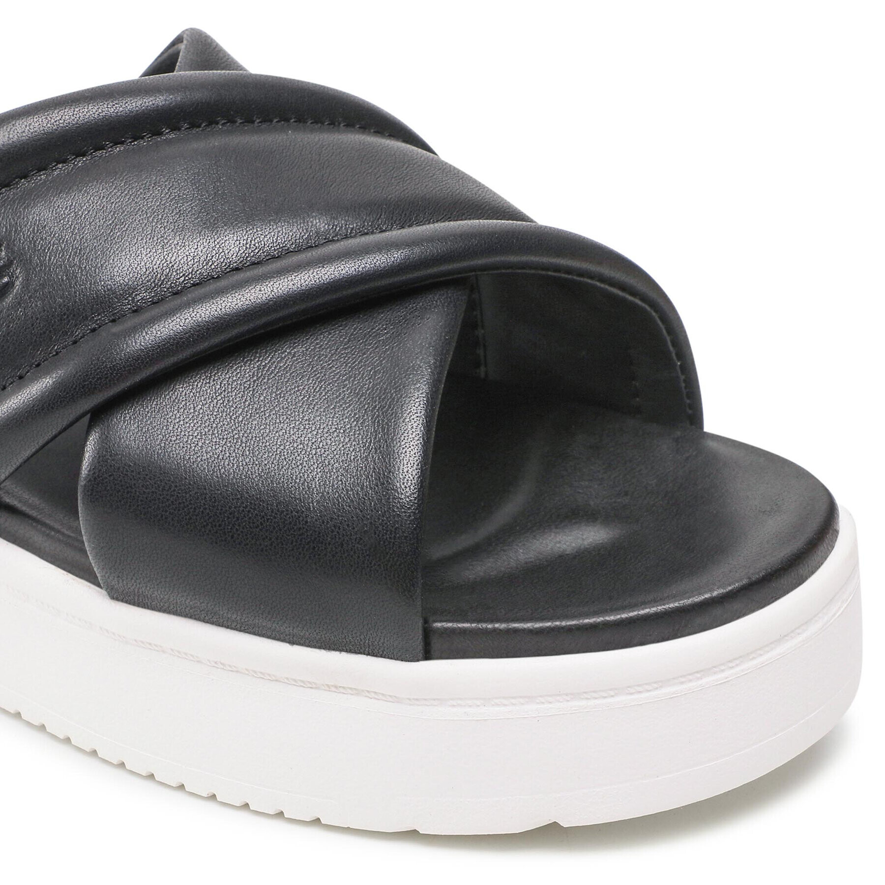 Ugg Чехли W Zayne Crossband 1128635 Черен - Pepit.bg