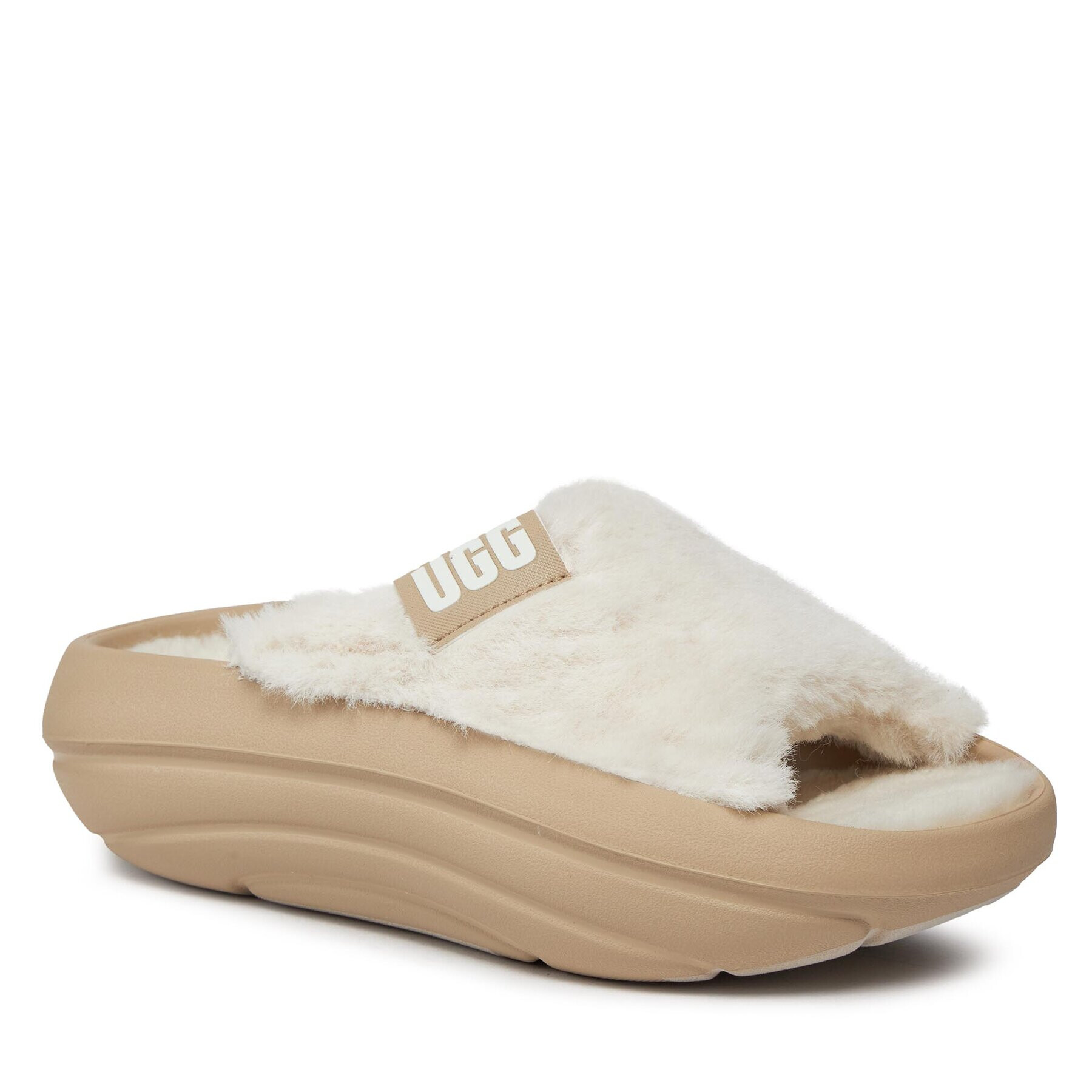 Ugg Чехли W Foamo plush Slide 1143849 Бял - Pepit.bg