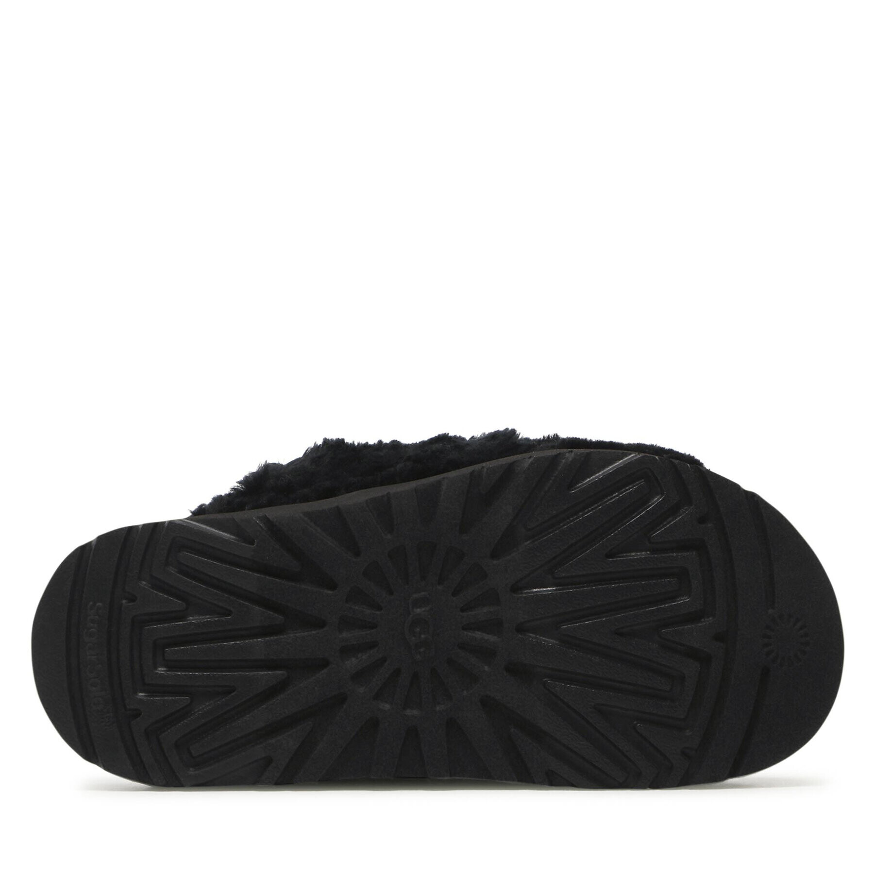 Ugg Чехли W Fuzz Sugar Cross Slide 1135131 Черен - Pepit.bg
