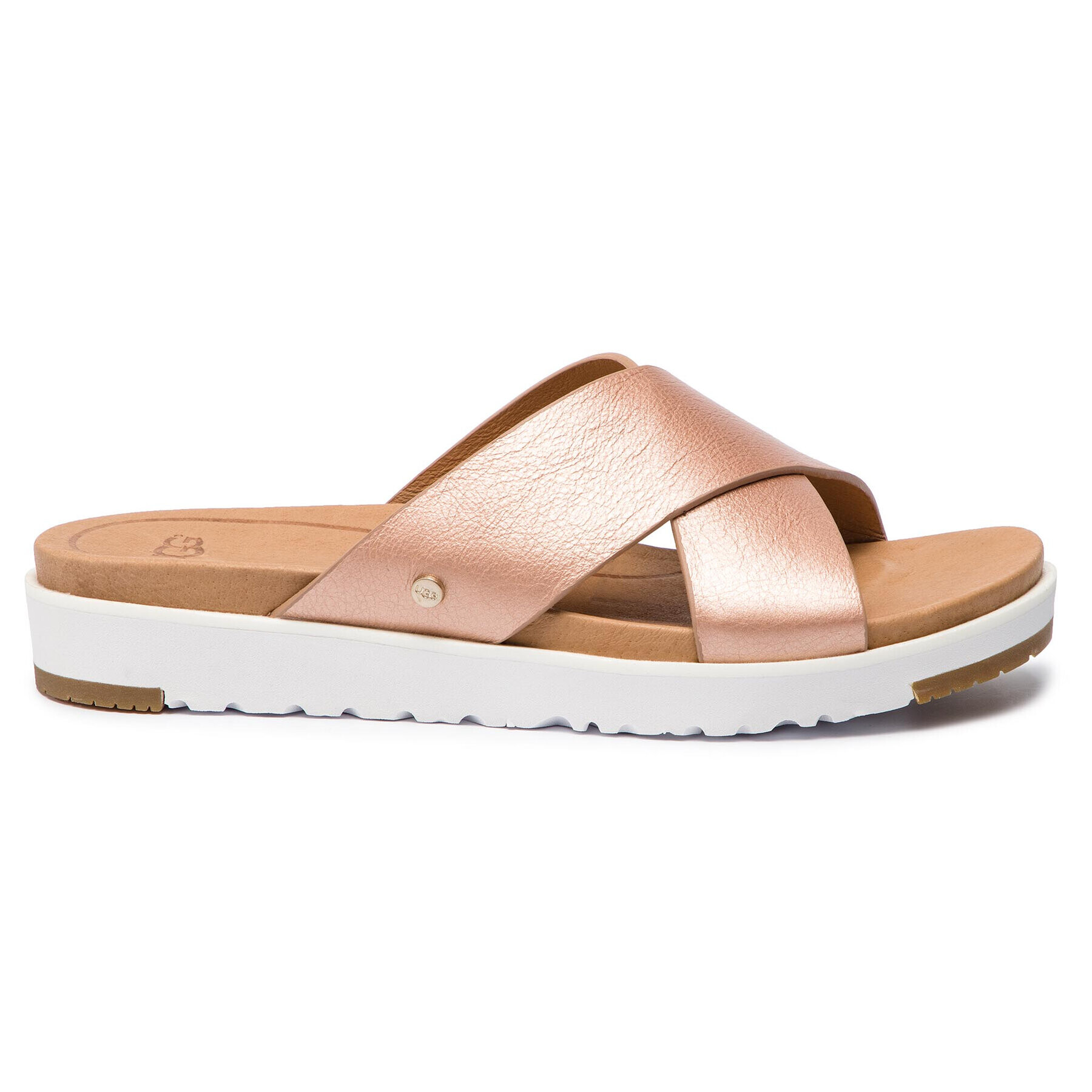 Ugg Чехли W Kari Metallic 1092669 Бежов - Pepit.bg