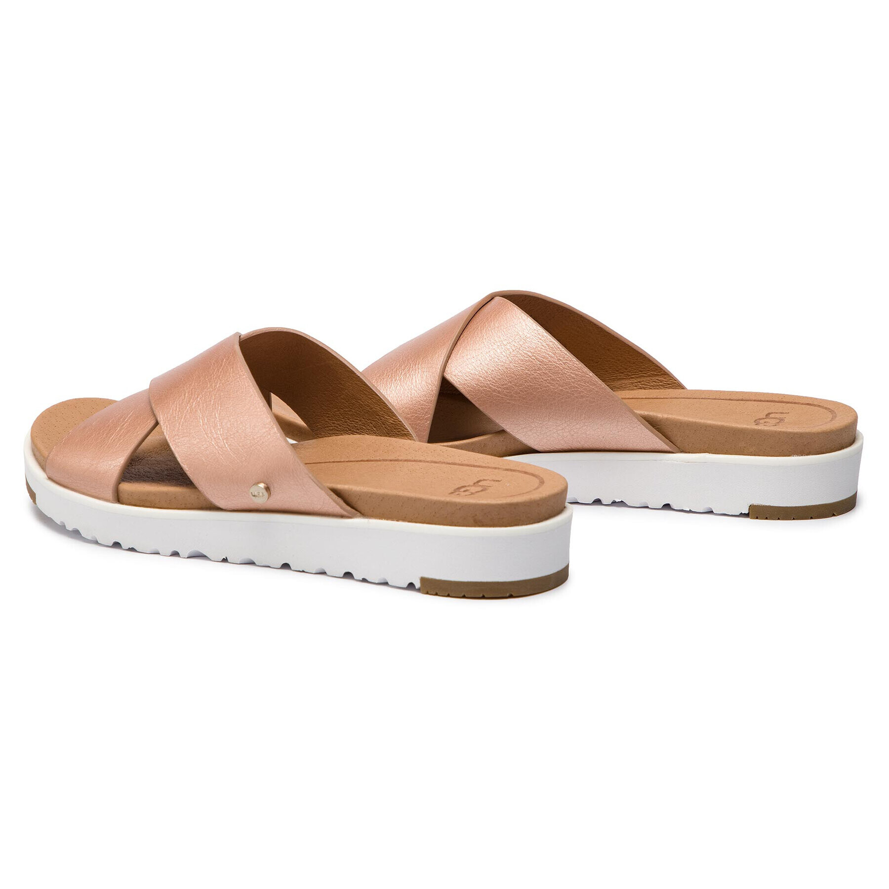 Ugg Чехли W Kari Metallic 1092669 Бежов - Pepit.bg