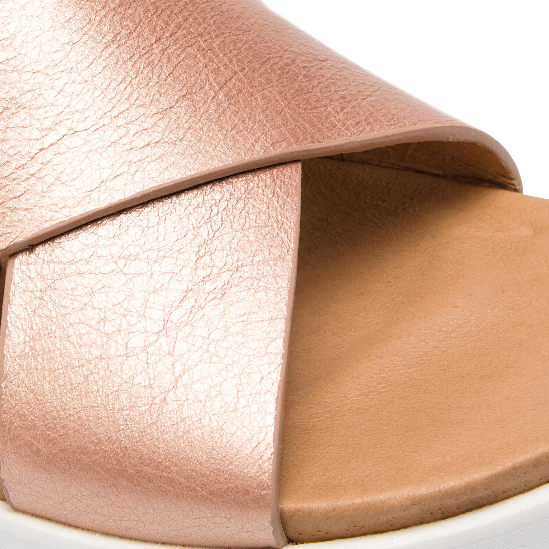 Ugg Чехли W Kari Metallic 1092669 Бежов - Pepit.bg